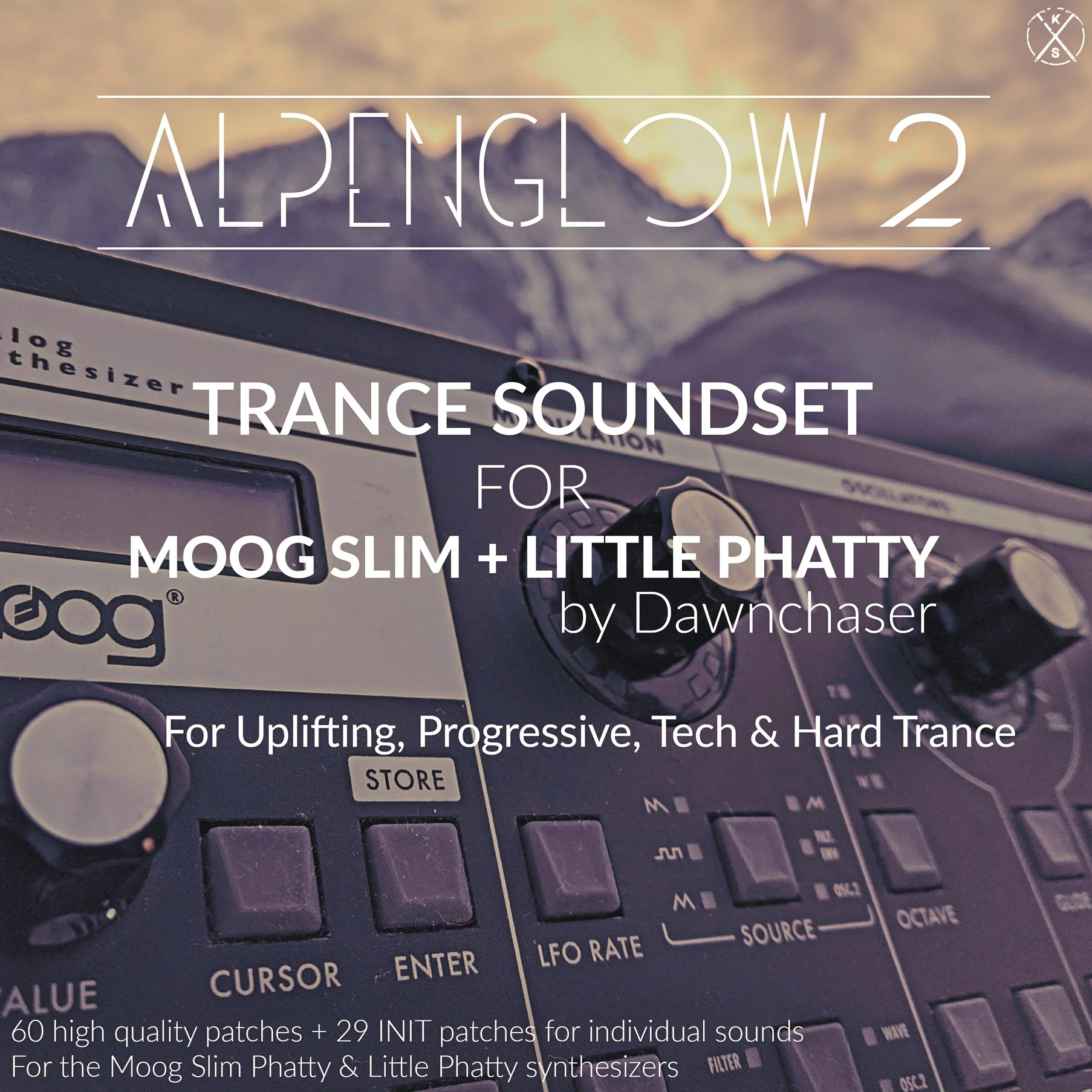 Alpenglow 2 Trance Soundset for Moog Slim + Little Phatty