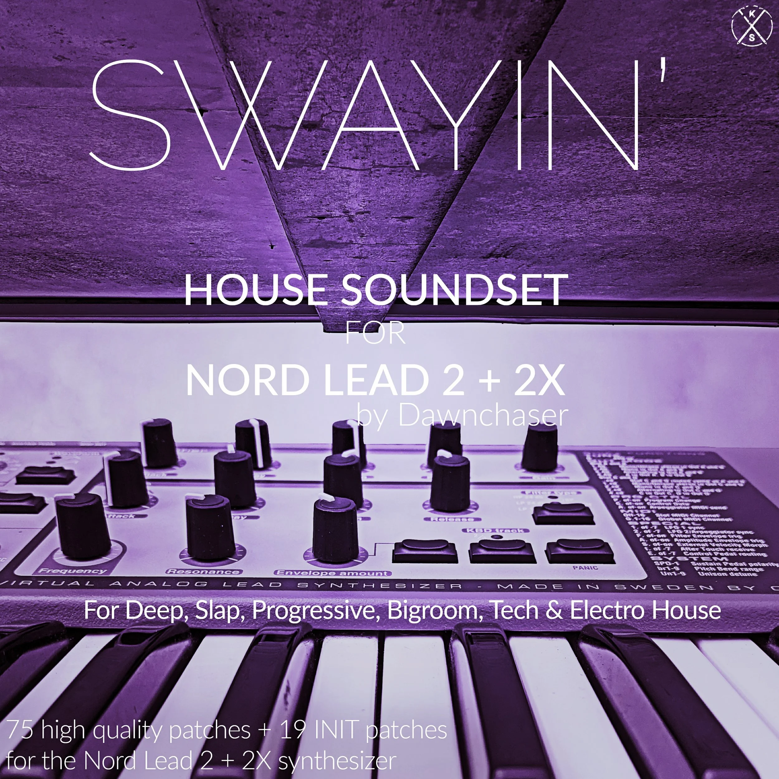 75 funky House presets for Clavia Nord Lead 2 + 2X