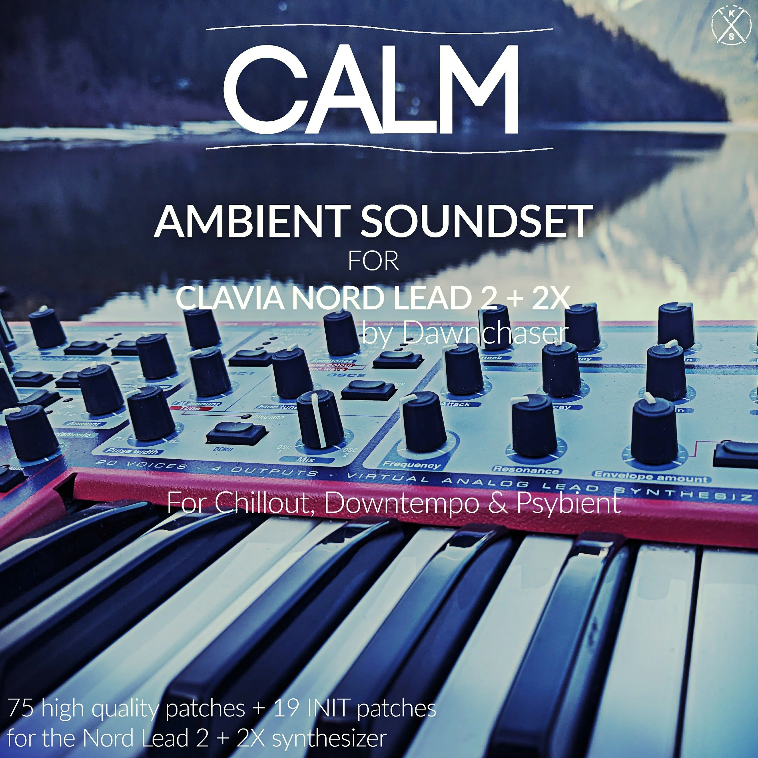 75 serene Ambient & Downtempo presets for Calvia Nord Lead 2 + 2X