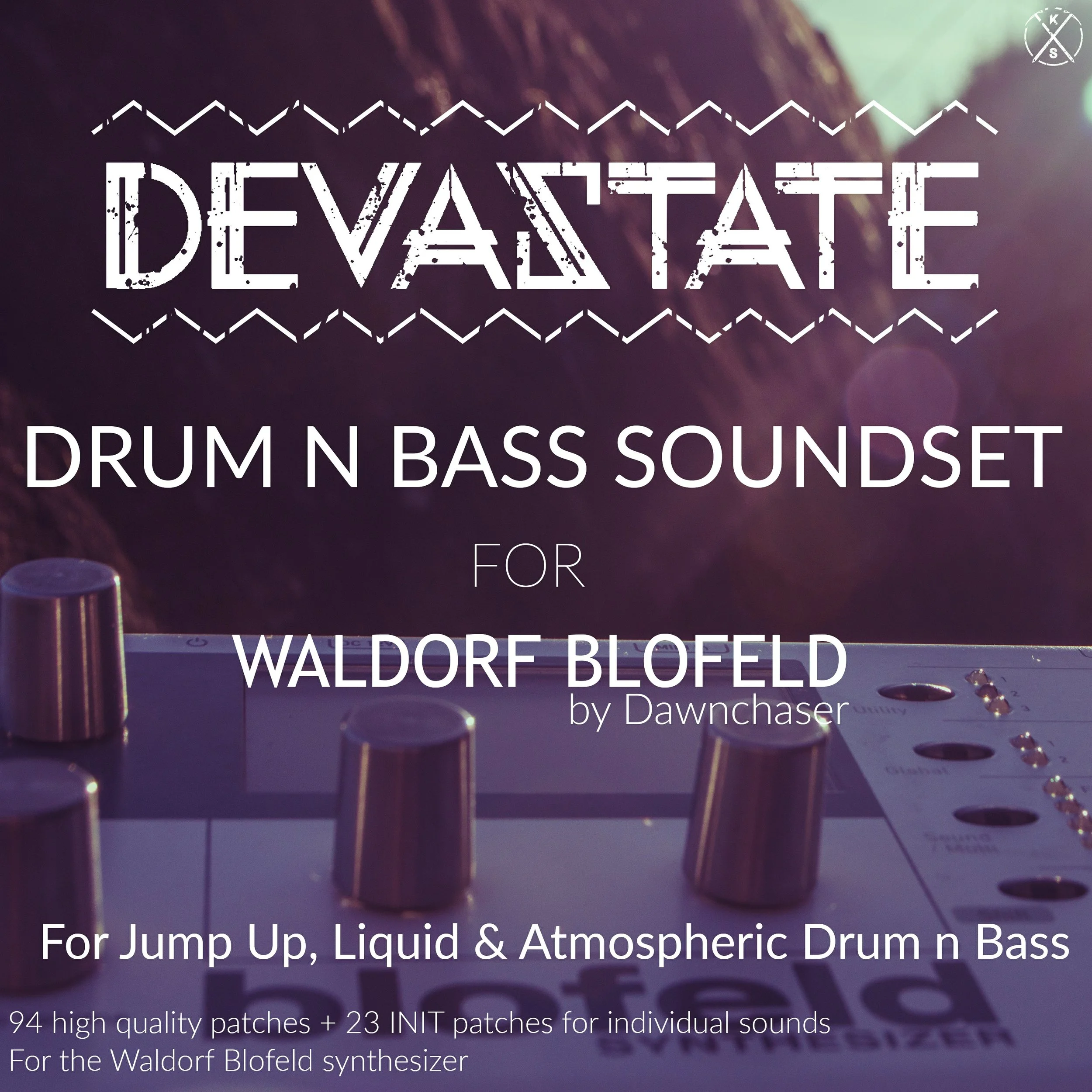94 Jump Up, Liquid & Atmospheric Drum n Bass presets for Waldorf Blofeld