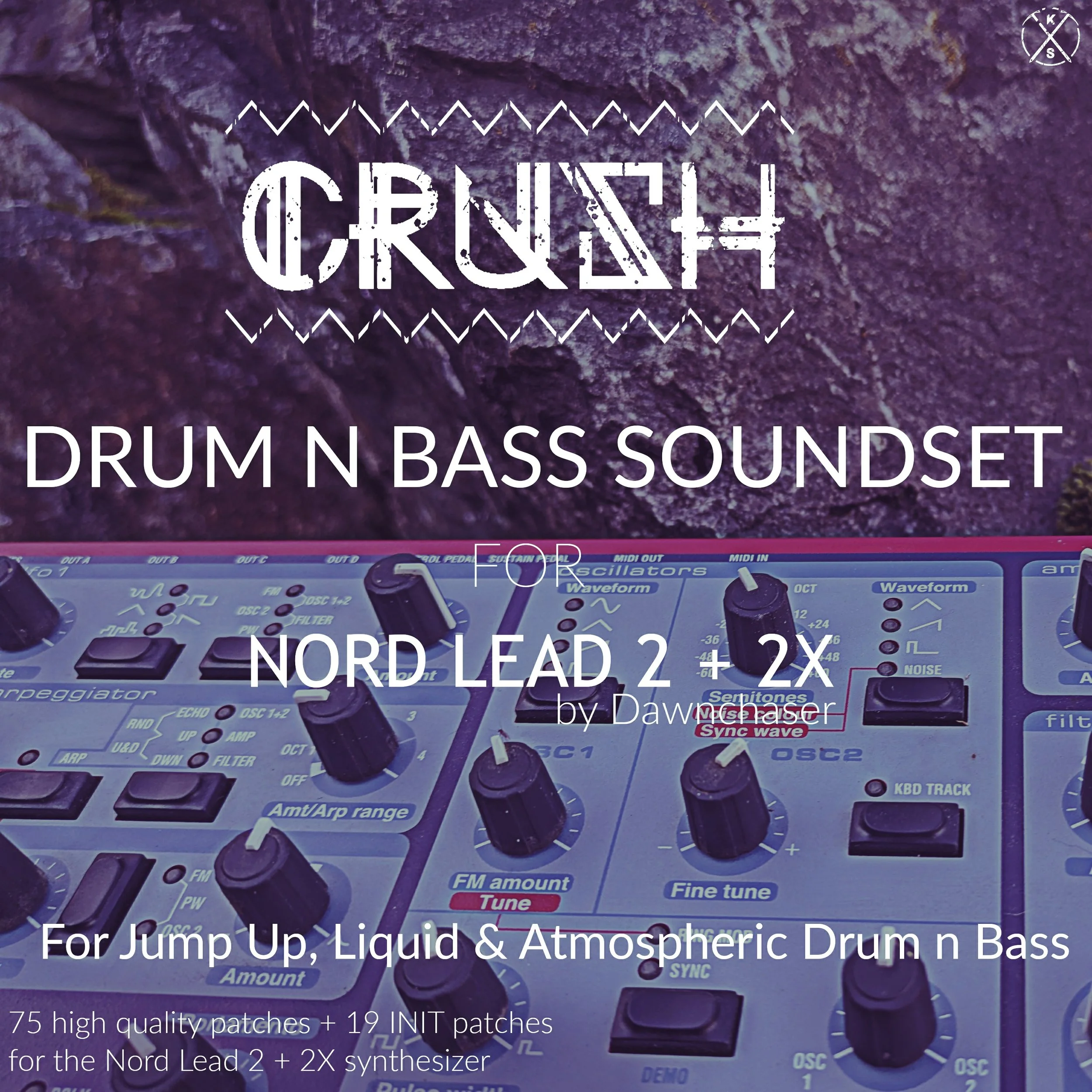 75 heavy Drum n Bass presets for Clavia Nord Lead 2 + 2X
