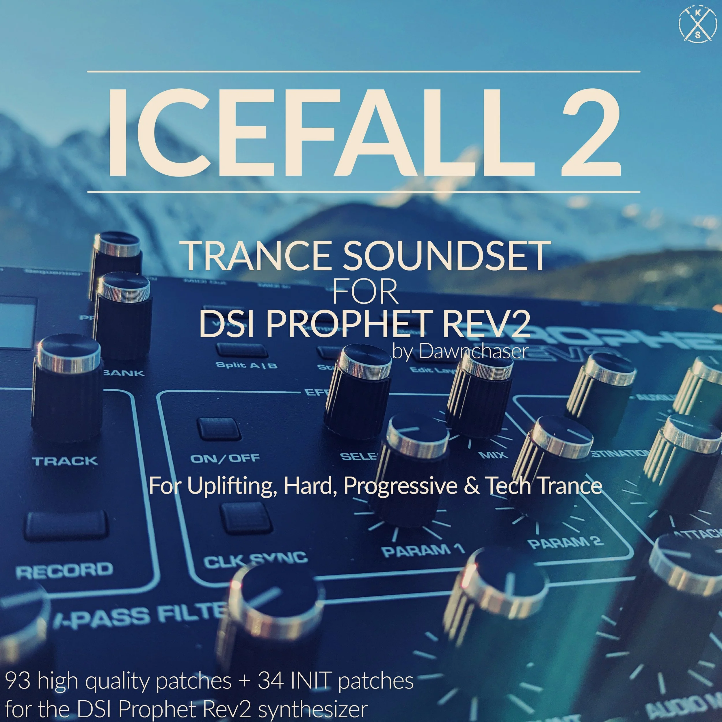 Icefall 2 Trance Soundset for Prophet Rev2