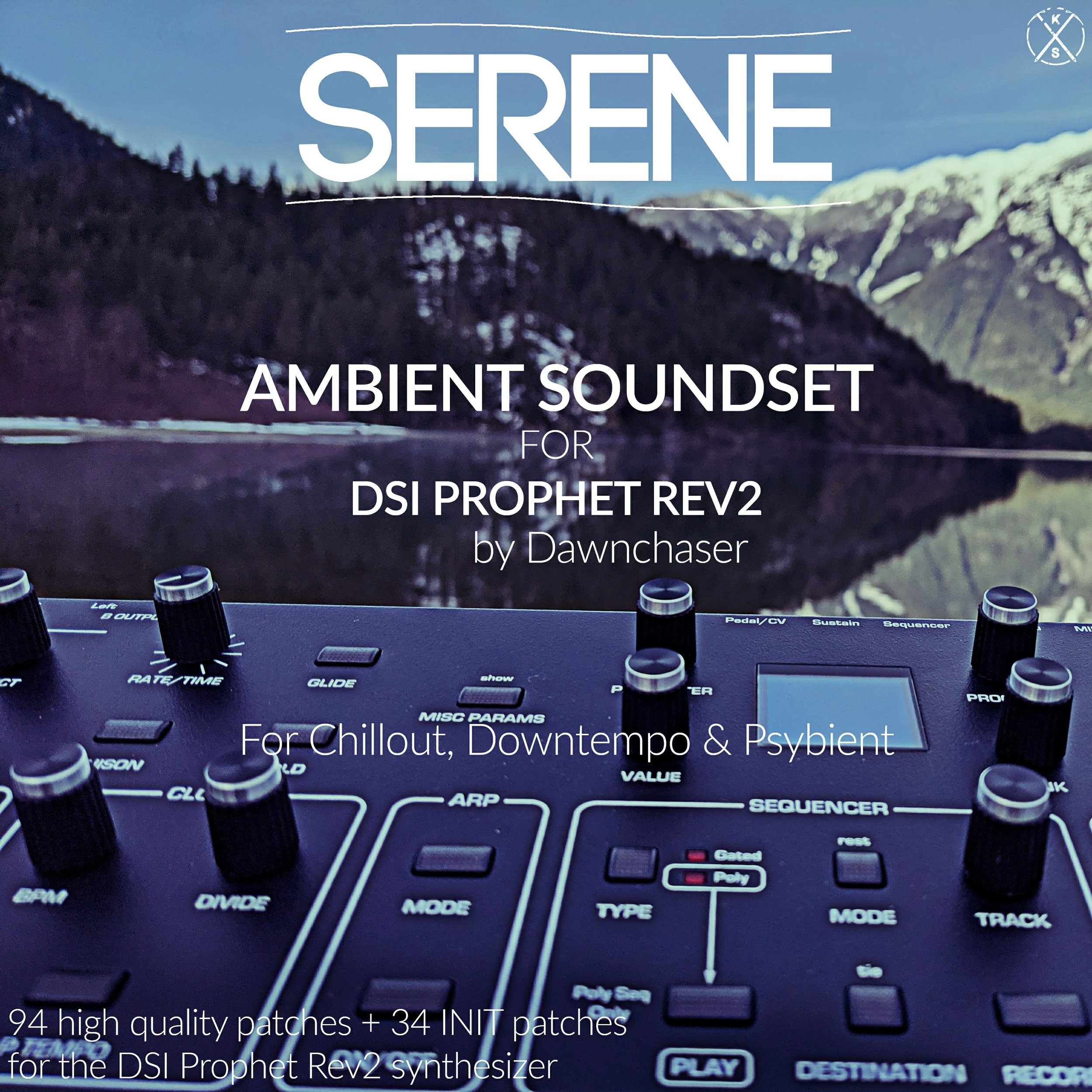 Sequential Prophet Rev2 Serene Ambient Soundset cover