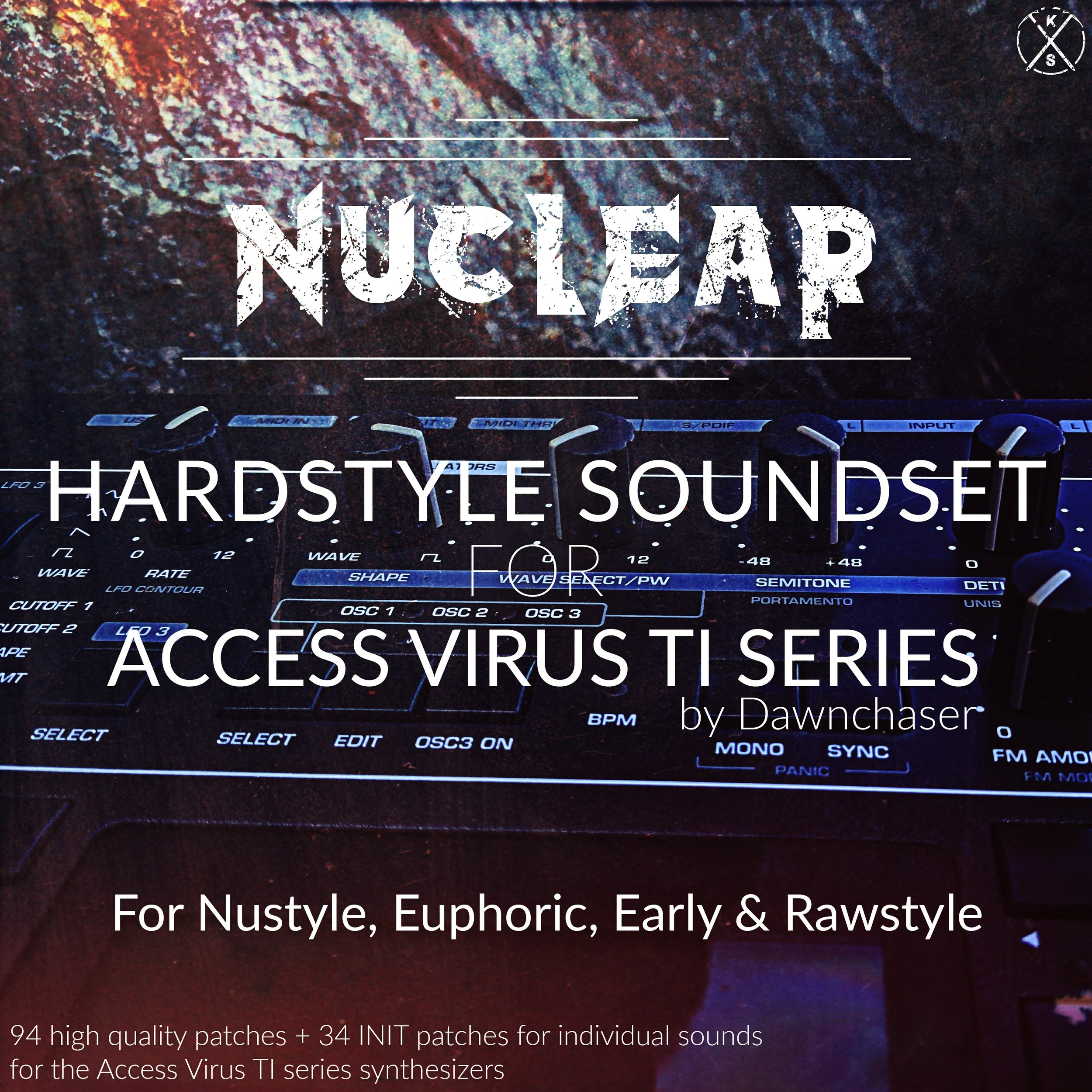 Access Virus TI Series Nuclear Hardstyle Soundset cover