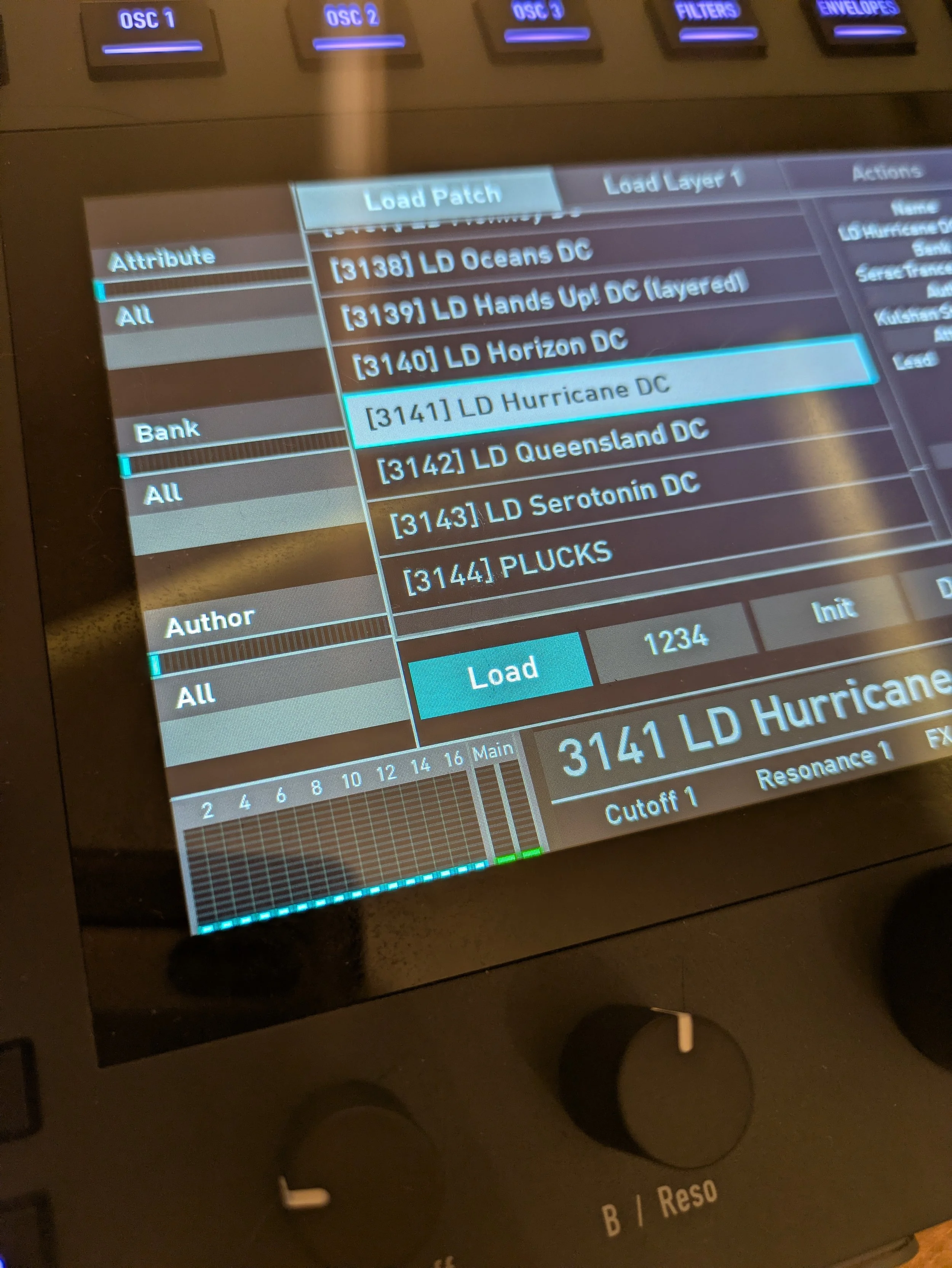 Waldorf iridium Core with new beta OS update