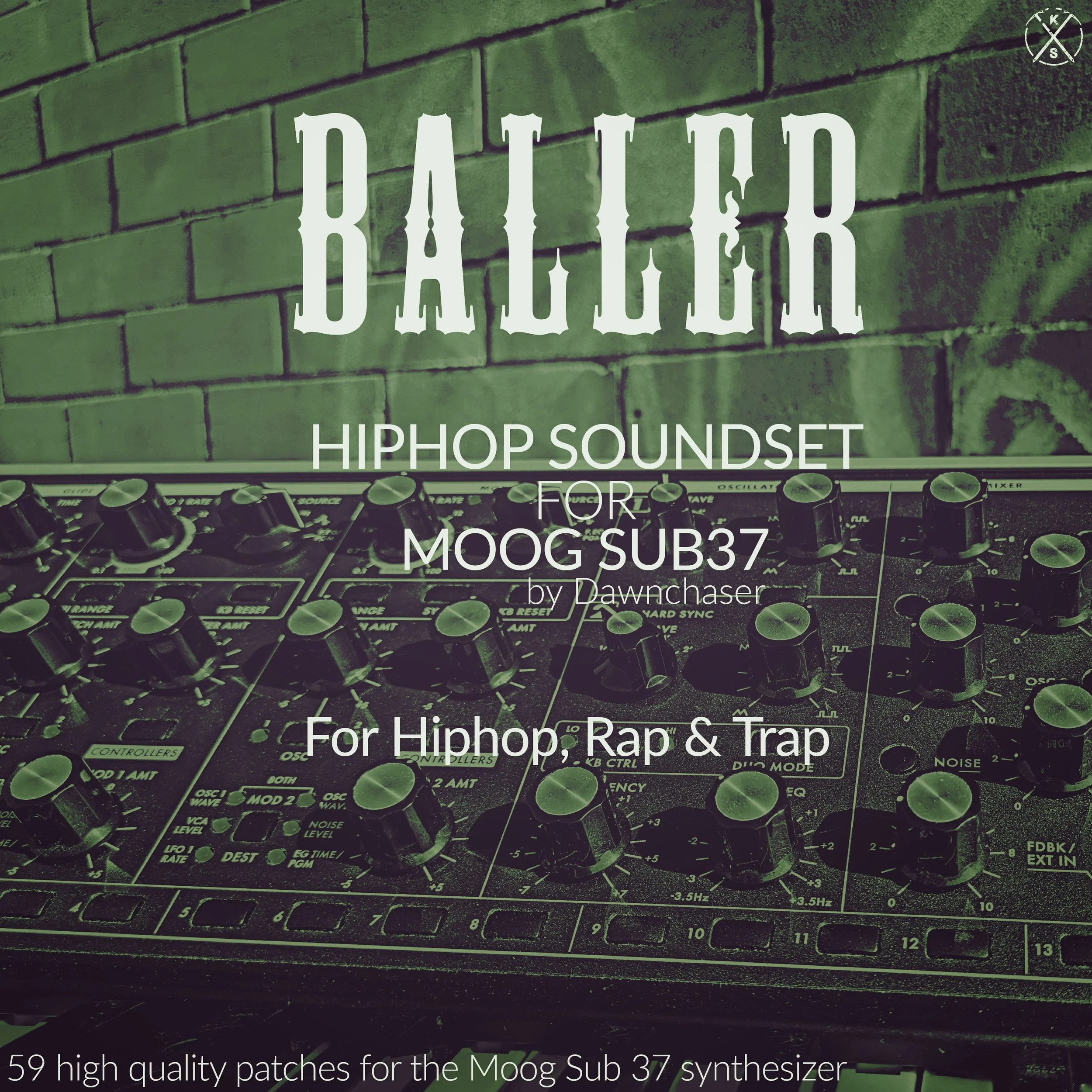 59 fat Hiphop, Rap & Trap presets for Moog Sub37