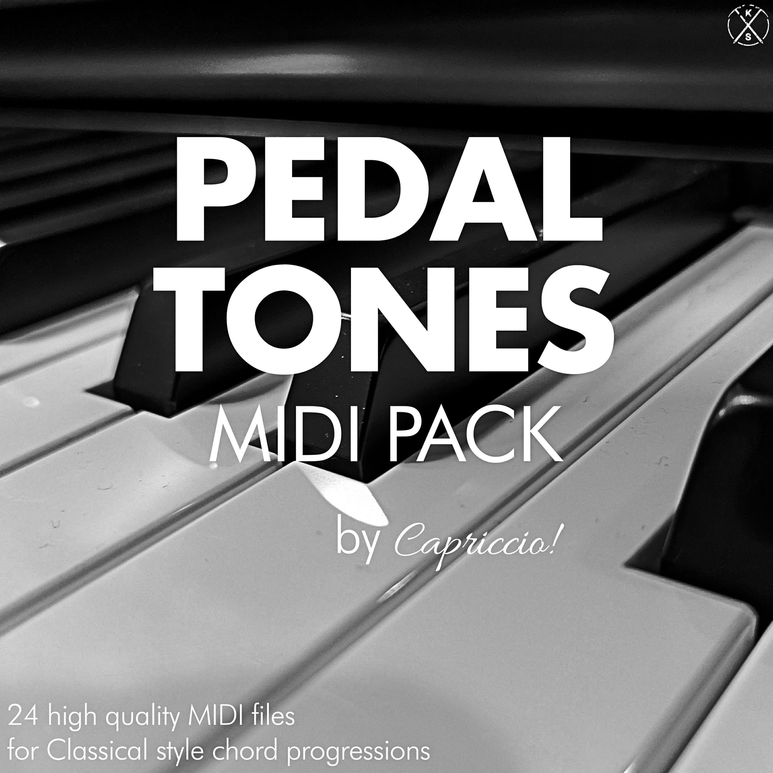 24 Pedal Tone MIDI chords for music producers