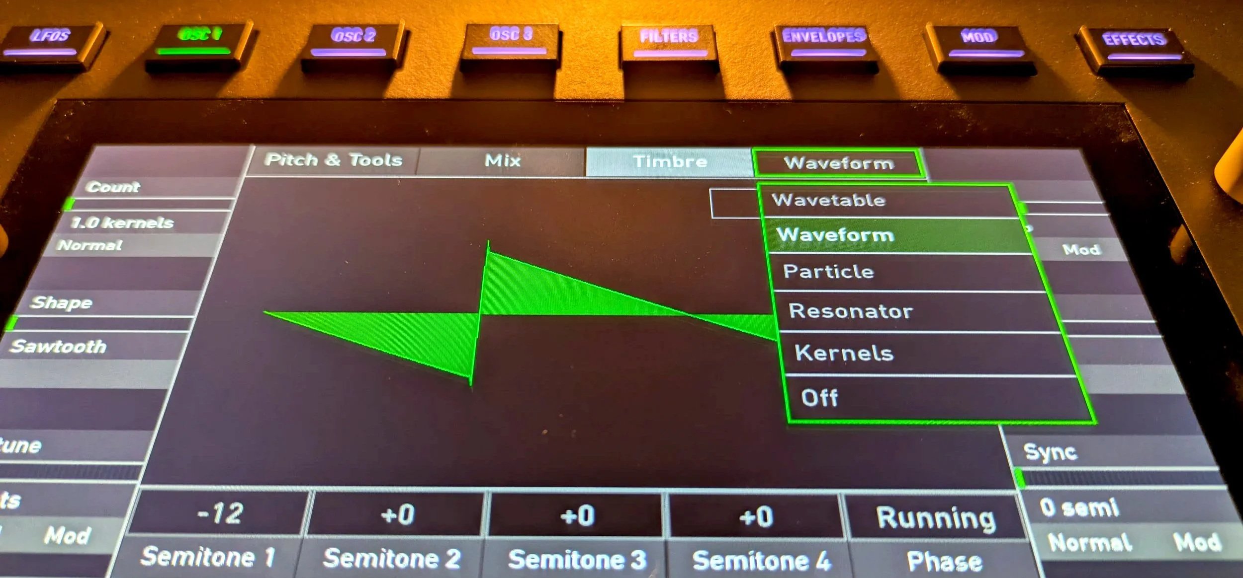 iridium core oscillators