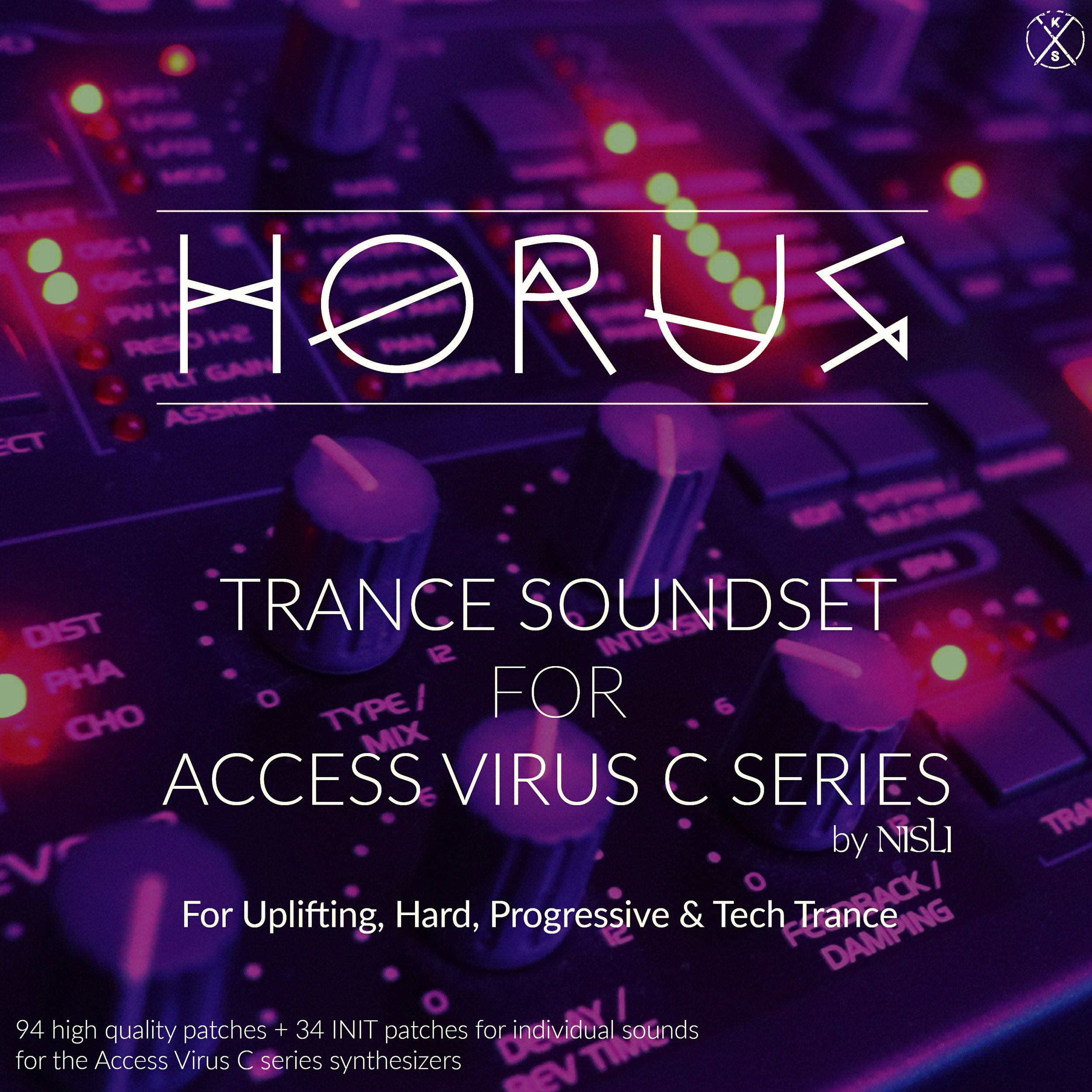 94 Uplifting Trance presets for Access Virus C & Virus B Series & Osirus