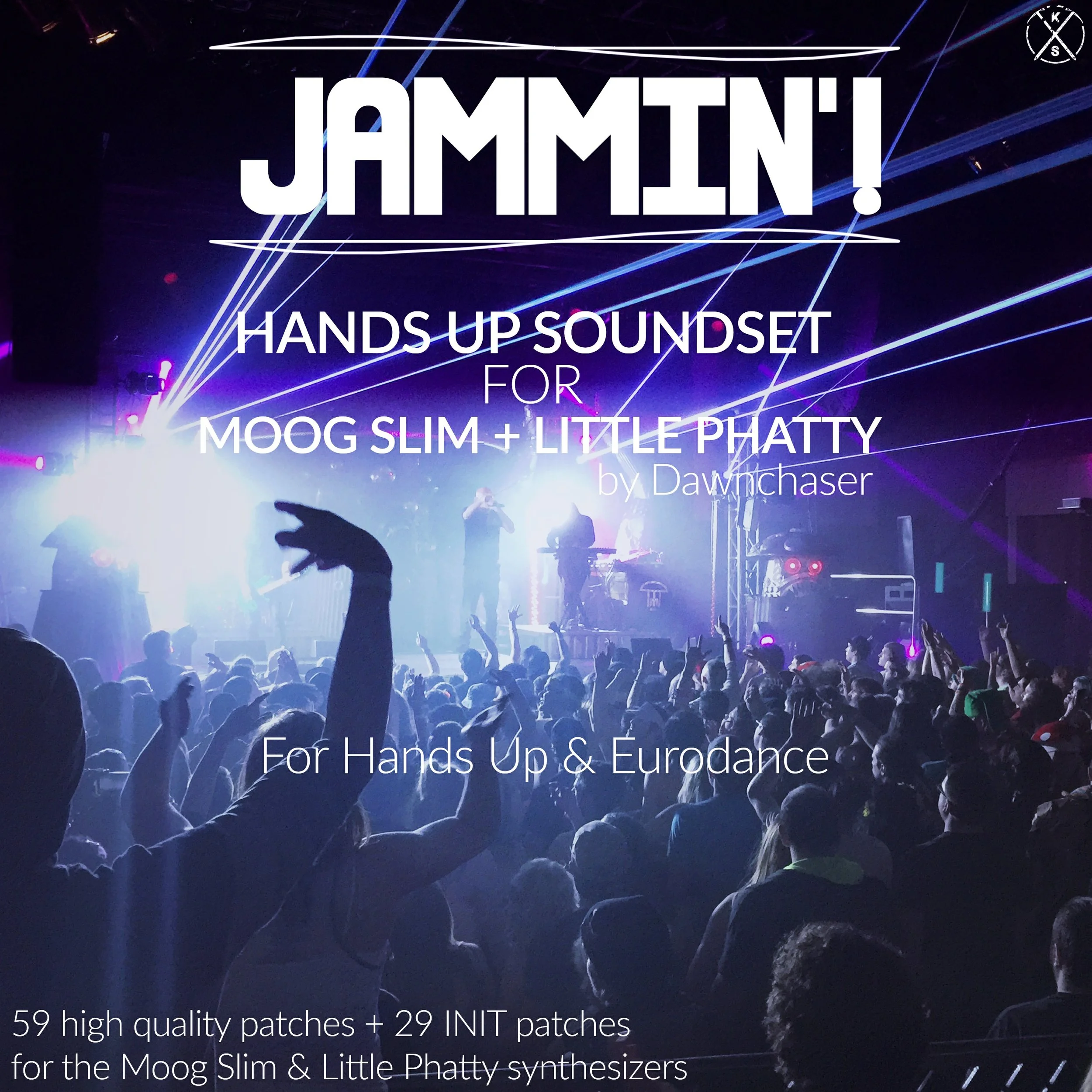 Jammin'! Hands Up Soundset for Moog Slim + Little Phatty