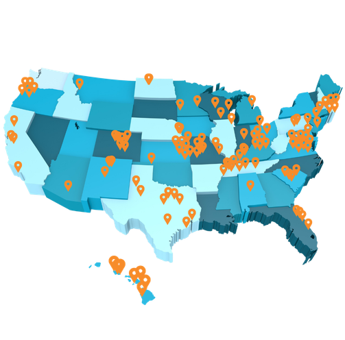 Map of Spirit Box Schools