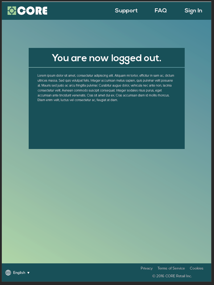 Logout Desktop