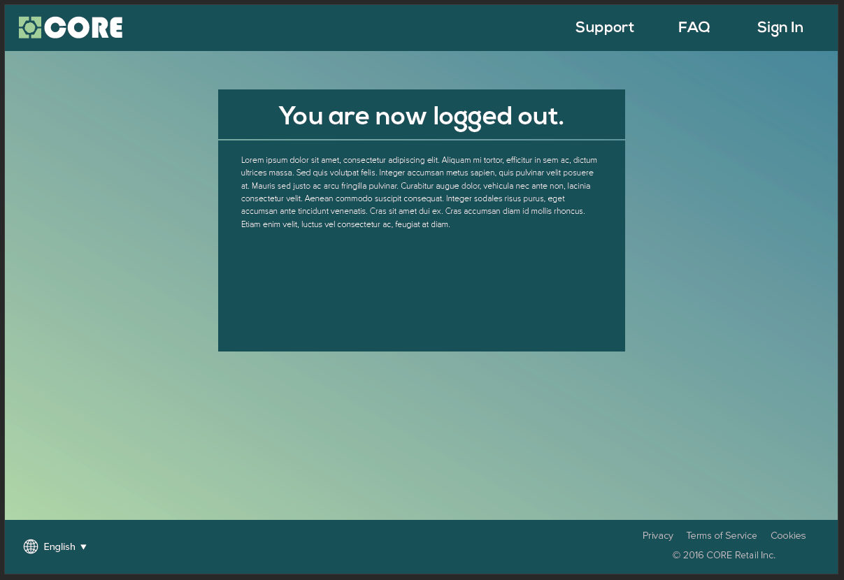 Logout Tablet