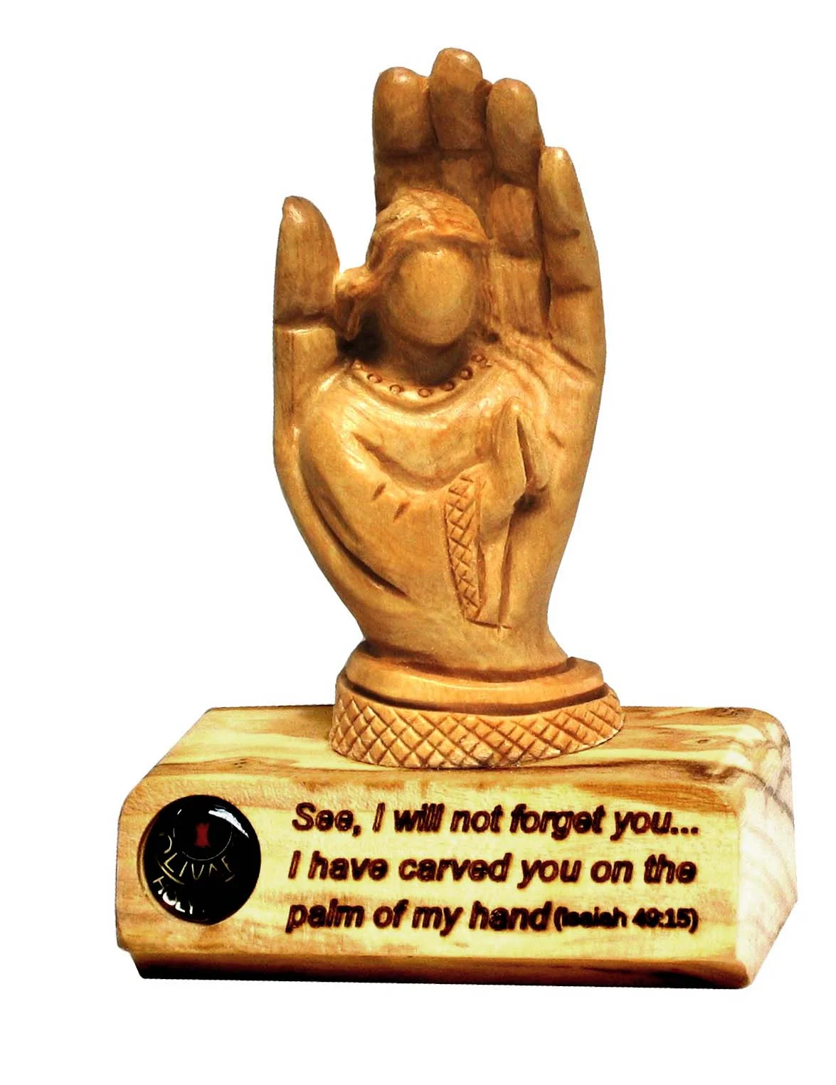 Zion engraved on the palm of God - modern art