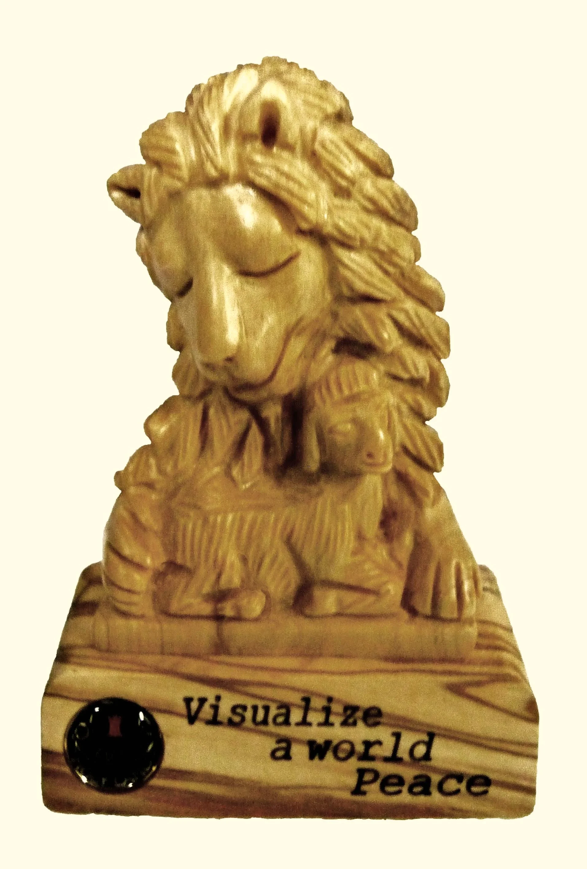 The lion and the lamb - small size