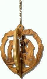 Hand perforated 3-D Christmas Ornament