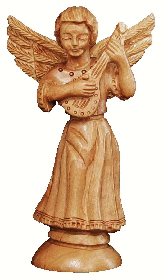 Angel with musical instrument