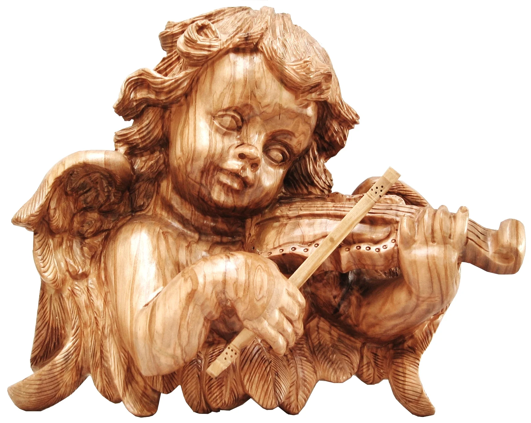 Large angel plaque with violin