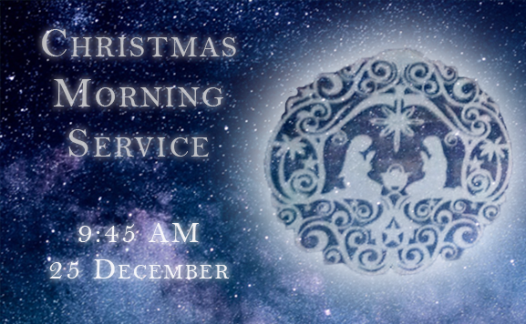 Join us as we celebrate the coming of Christ on this Christmas Day in 2017 at 9:45!