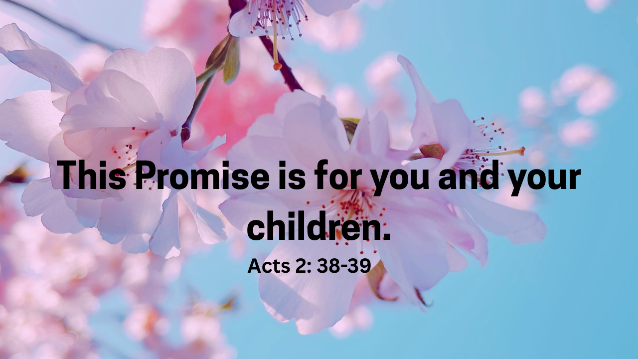 This Promise is for you and your children - Acts 2: 38-39 | Trinity Presbyterian Church Sermon 