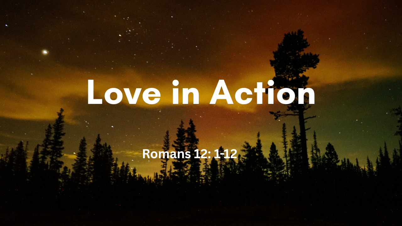 Love in Action - Romans 12: 1-21 | Trinity Presbyterian Church Sermon