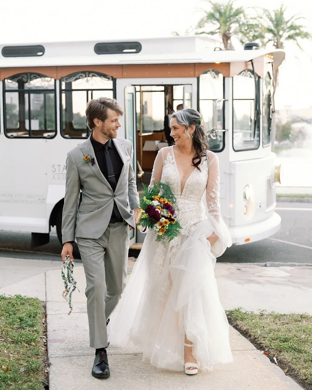 Brent and Alex are married 🥹❤️ so incredibly grateful to have captured their day. I cannot wait to share more. 

Vendor Team 
@jessicacruzphotos 
@stpeteshuffle 
@vibranthuesevents 
@bellagrace_hairandmakeupteam 
@startrolley 
@mnmbbq 
@messeroyster