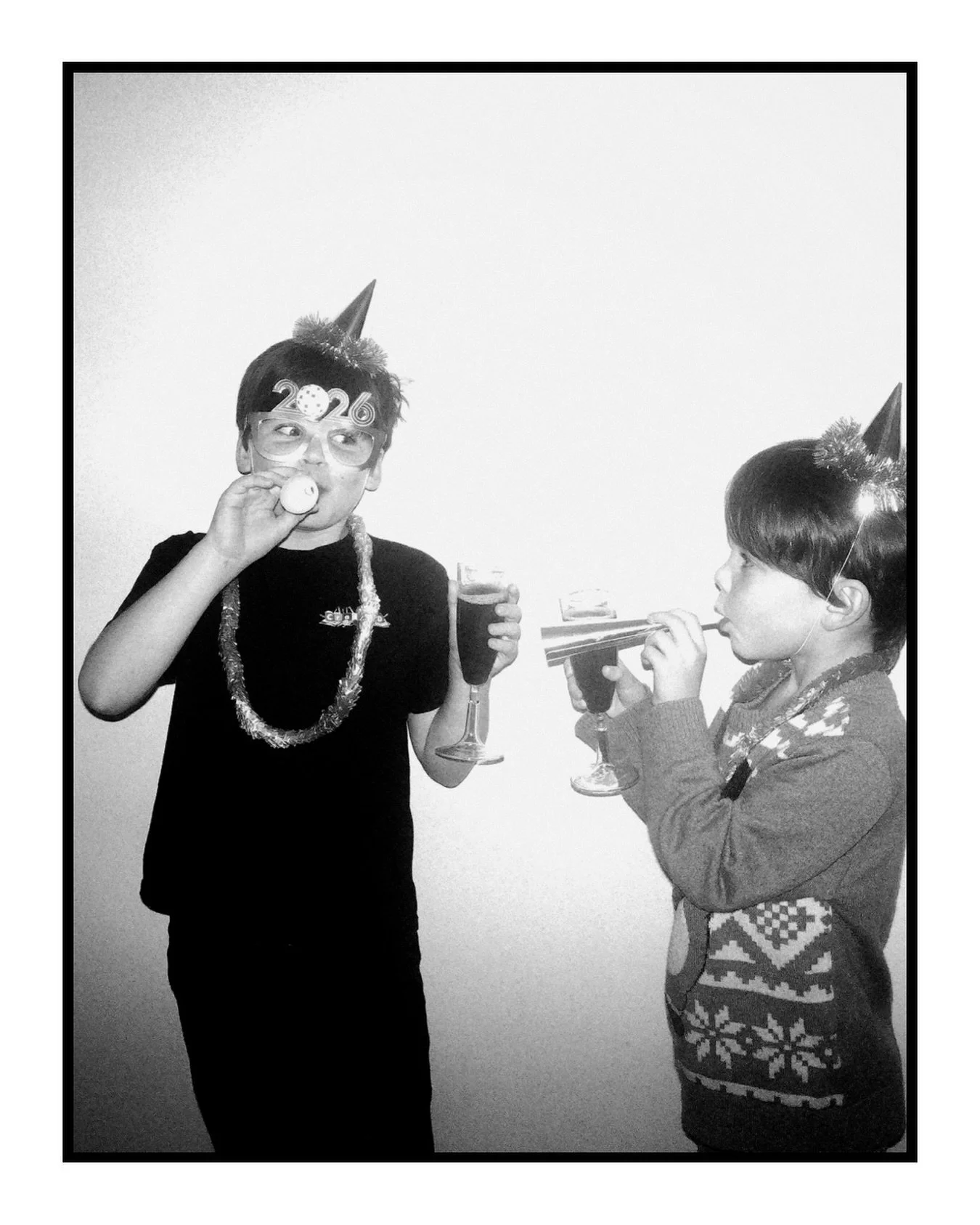 A year that asked a lot, met by these two with growth, laughter, tears and resilience beyond words. Gratitude and awe don&rsquo;t even begin to cover it. 2026, be gentle. ❤️