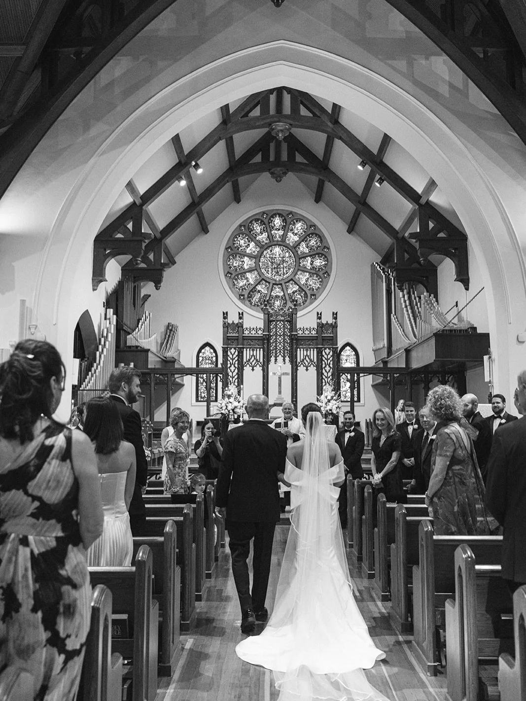 Officially Mr. and Mrs.

The most beautiful, sacred ceremony inside St. John&rsquo;s, followed by the absolute best kind of energy the second they walked out those doors.