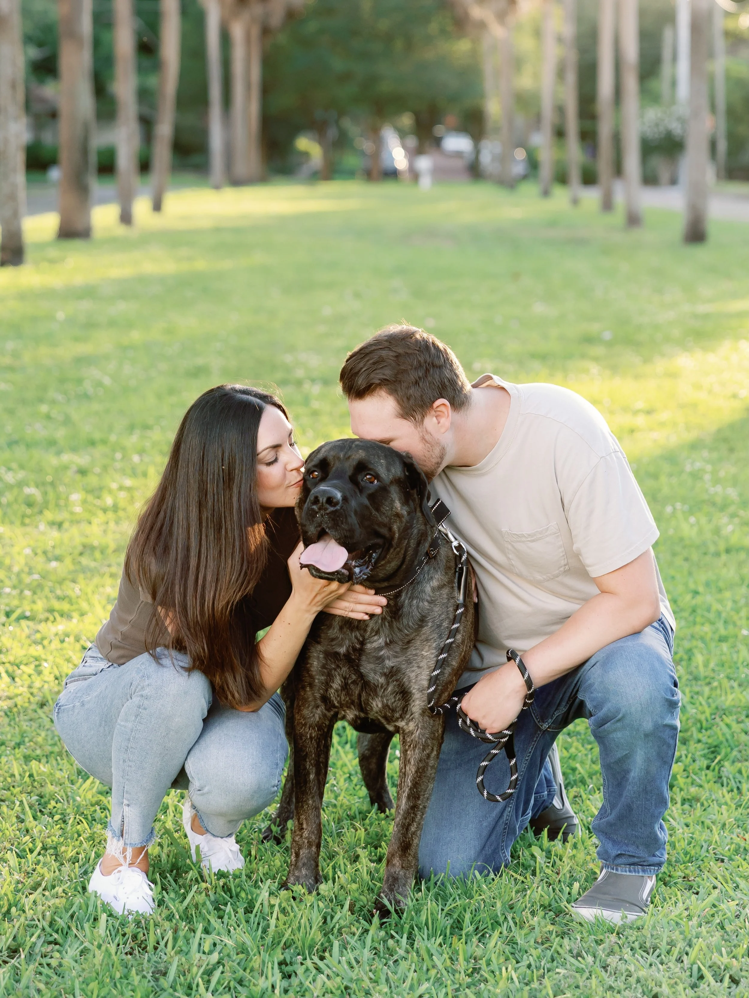 I did Kim and Greg&rsquo;s engagement, their wedding and when they told me their sweet boy Mowgli was fighting cancer and they wanted to celebrate his birthday with a session, it was an immediate yes. We caught the most beautiful golden hour and cele