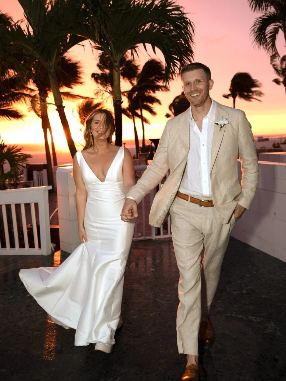 We spent the day watching the clouds roll in, fighting the wind and wondering what the evening would look like. But that&rsquo;s the thing about love stories on the coast&hellip;the storm always makes way for something breathtaking. Just when we thou