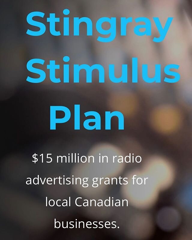 We are super excited to announce we have been awarded one of the grants from Stingray! Stay tuned and listen to our commercial.  Better yet get in touch with us to find out how we can help get you set up for re-opening your business! #print #printind