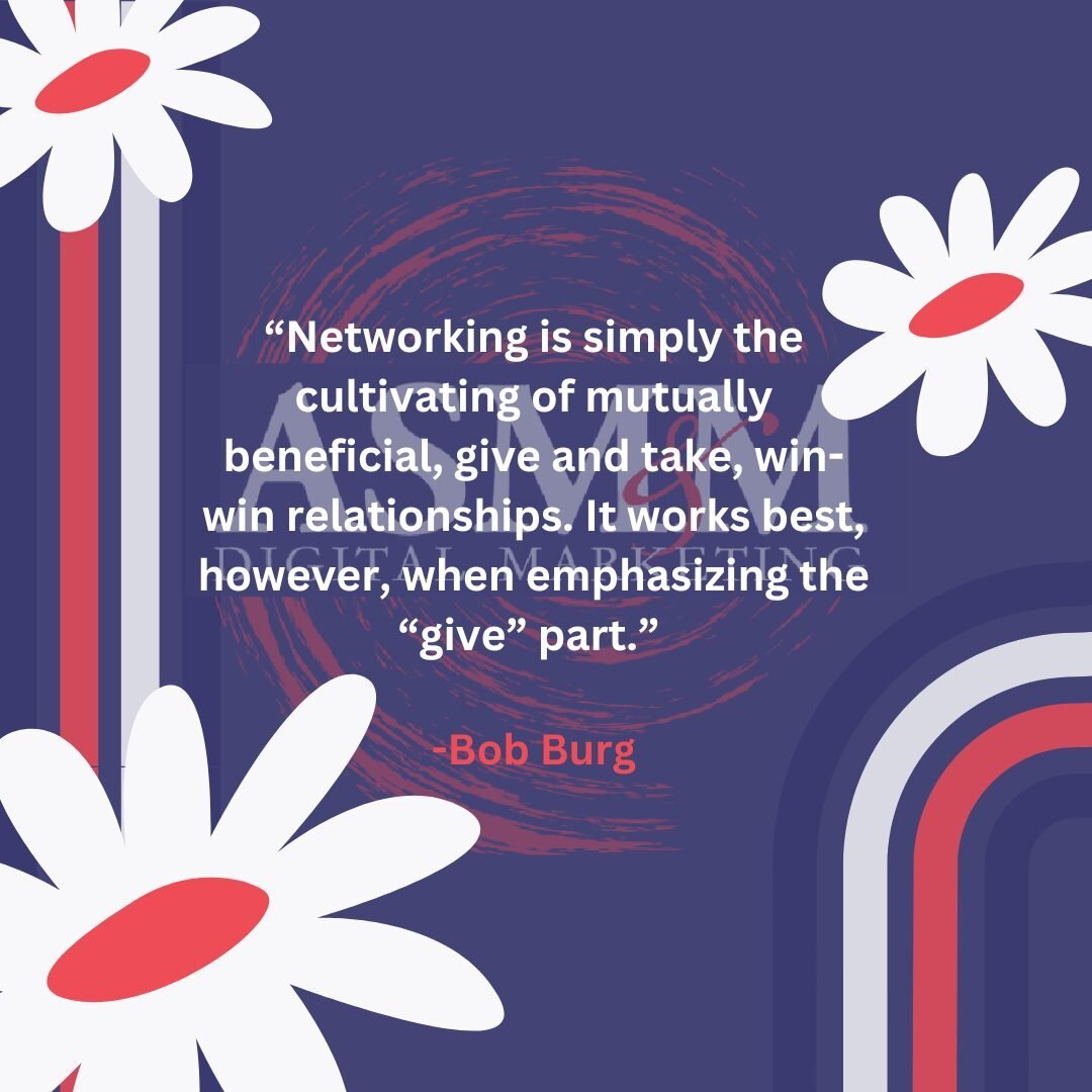 &ldquo;Networking is simply the cultivating of mutually beneficial, give and take, win-win relationships. It works best, however, when emphasizing the &ldquo;give&rdquo; part.&rdquo; -Bob Burg