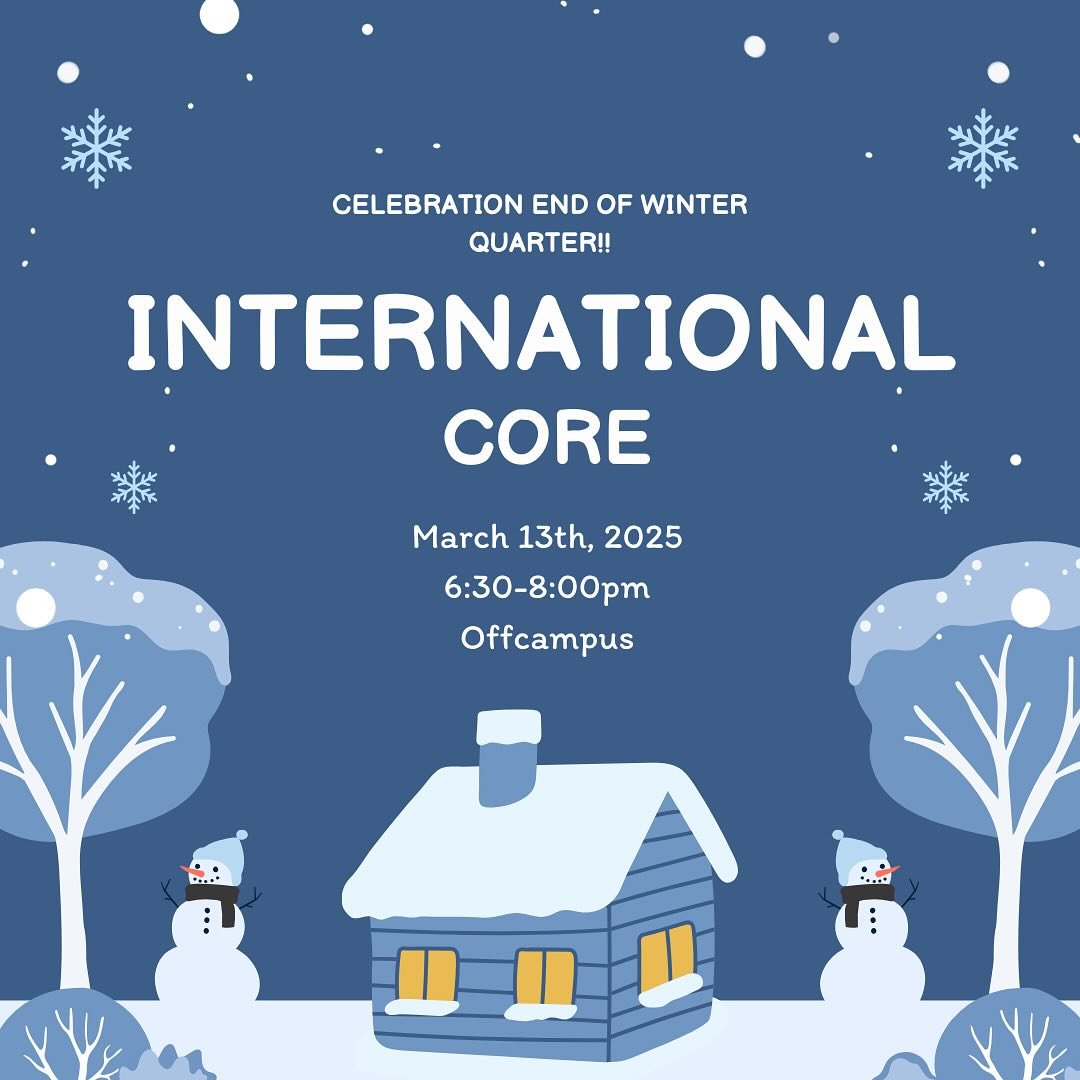 It is almost the end of winter quarter!! You all are working so hard!! 🥳To celebrate your hard work, we gonna have a board games night and dinner together🍽️ 

You can bring your favourite snacks, and take a study break before finals week✨