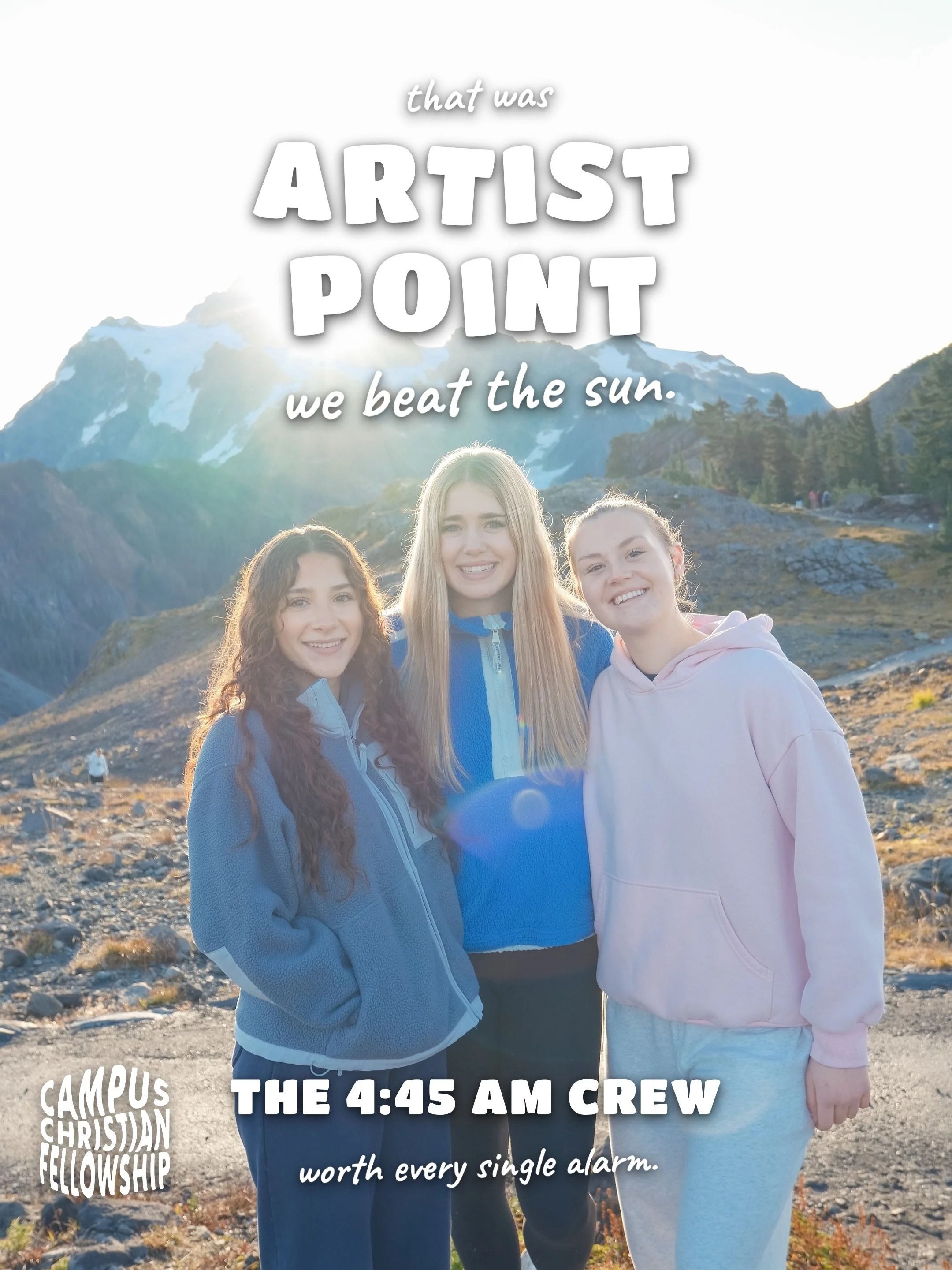 up before the sun and wouldn&rsquo;t change a thing ☀️

see y&rsquo;all Friday at 7:30 in Fraser Hall 

Dm us for the link to the photos!