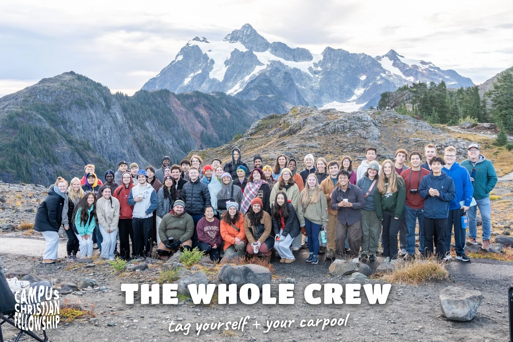 we beat the sun ☀️

thank you to everyone who set a 4:45 alarm and watched the sun come up at Artist Point with us this morning. the heavens really do declare the glory of God (Psalm 19:1).

see you at Friday Night Fellowship, Fri Oct 9 at 7:30 PM in