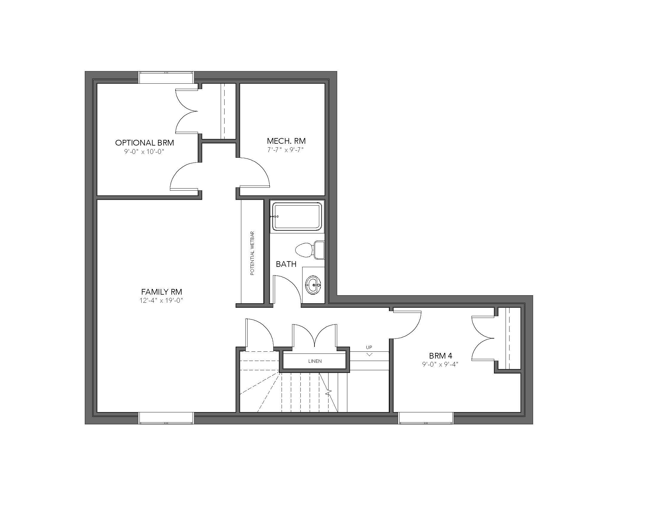 Future Lower Floor Plan