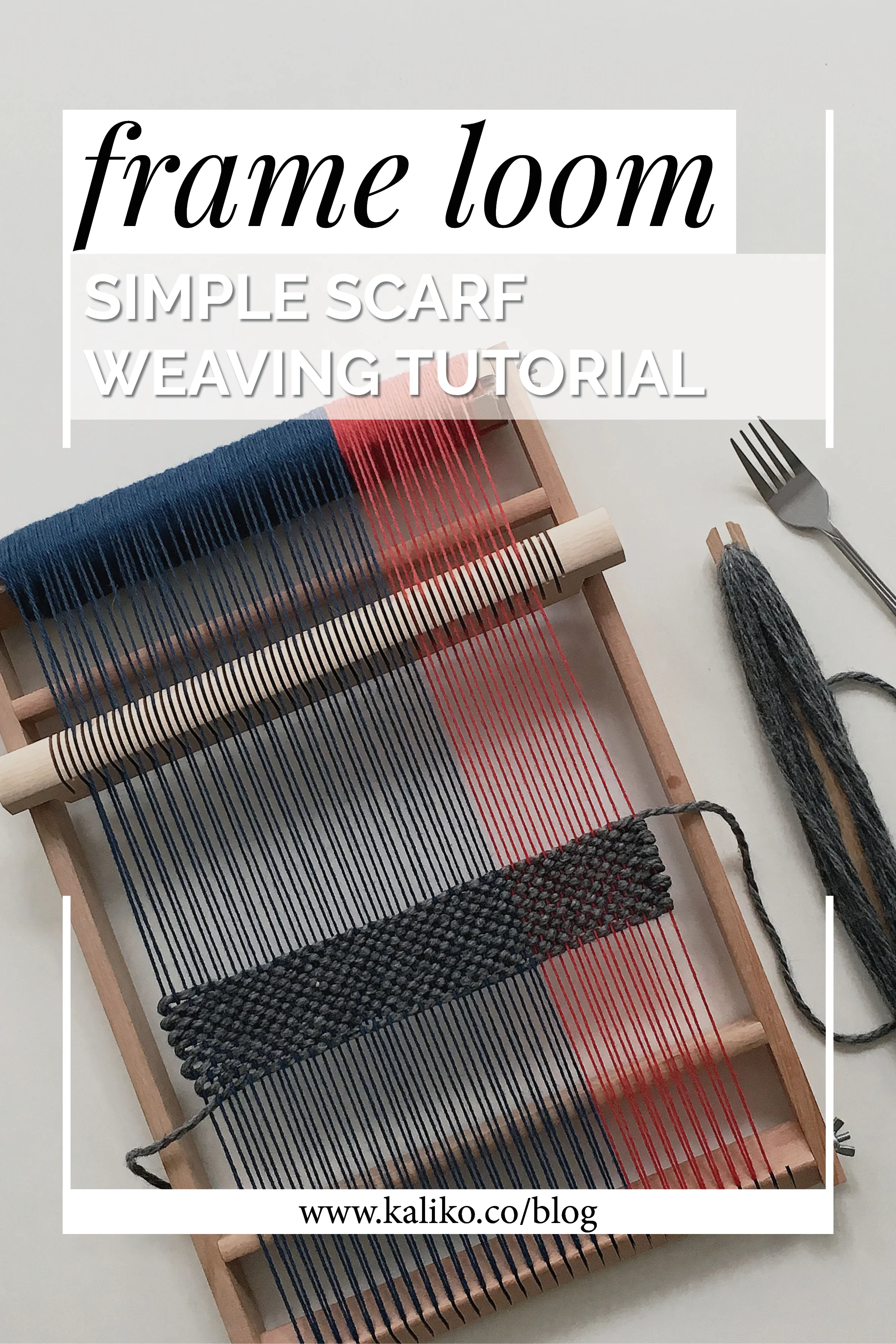 How To Weave A Scarf On A Frame Loom Kaliko