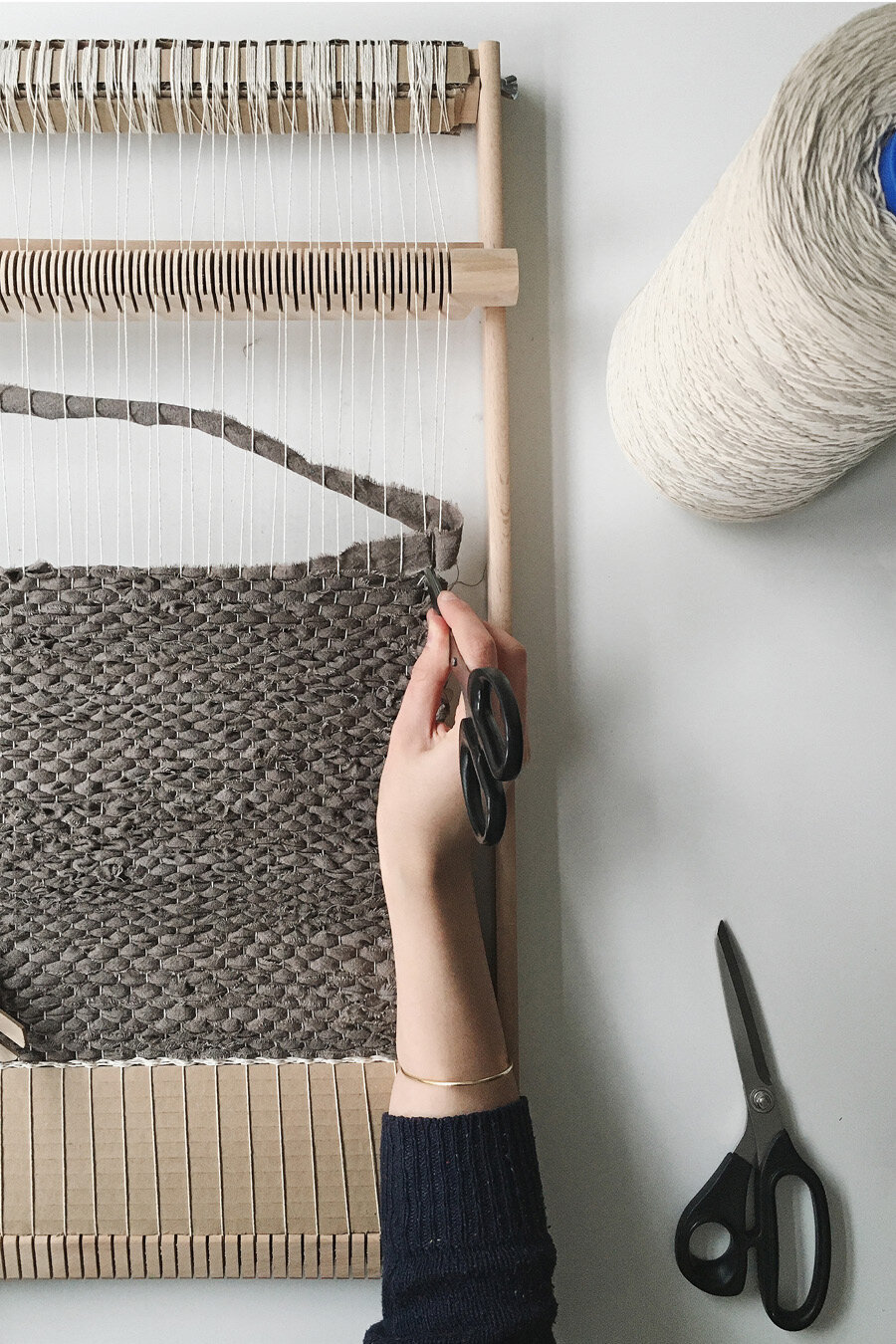 How To Weave A Rag Rug On Frame Loom