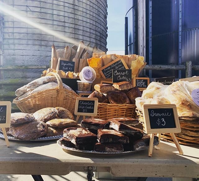 I am #inlove with this #picture @anxioustoner took at @burlcofarmersmarket this #morning #farmersmarkets this morning were so #busy and we are #grateful for our #customers who #support is and maker this #bakeryhustle #lifestyle worth the #grind #bake