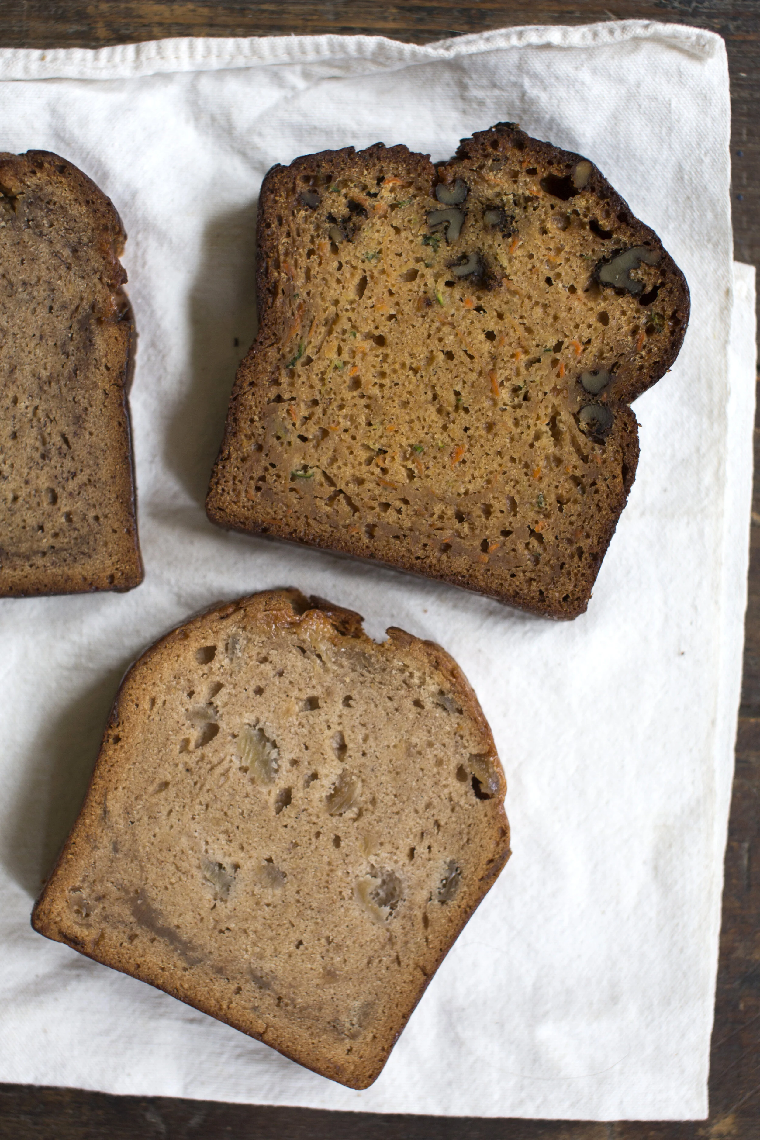 Quickbreads - Vegan Apple, Vegan Banana, Carrot Zucchini Walnut, or Pumpkin