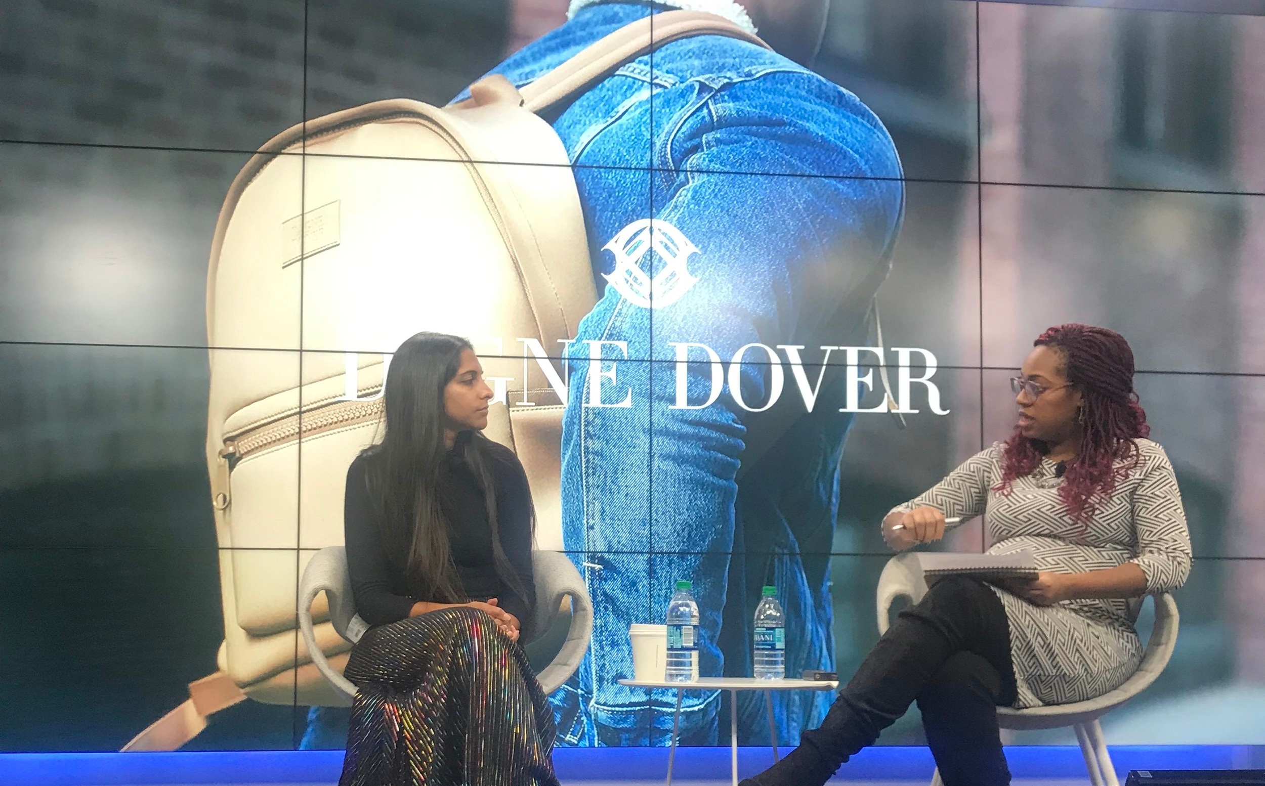  Deepa and Candace on Stage at Google on January 31st, during Dagne Dover’s fire-side chat. 