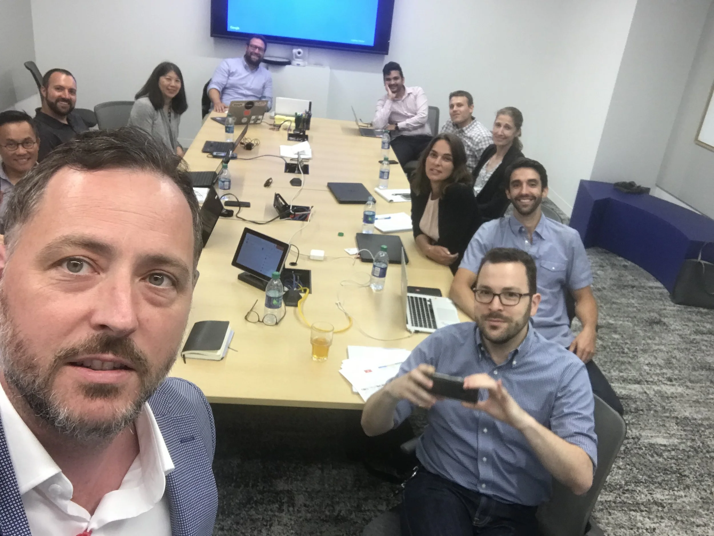 Obligatory selfie with Google, and the CIA .