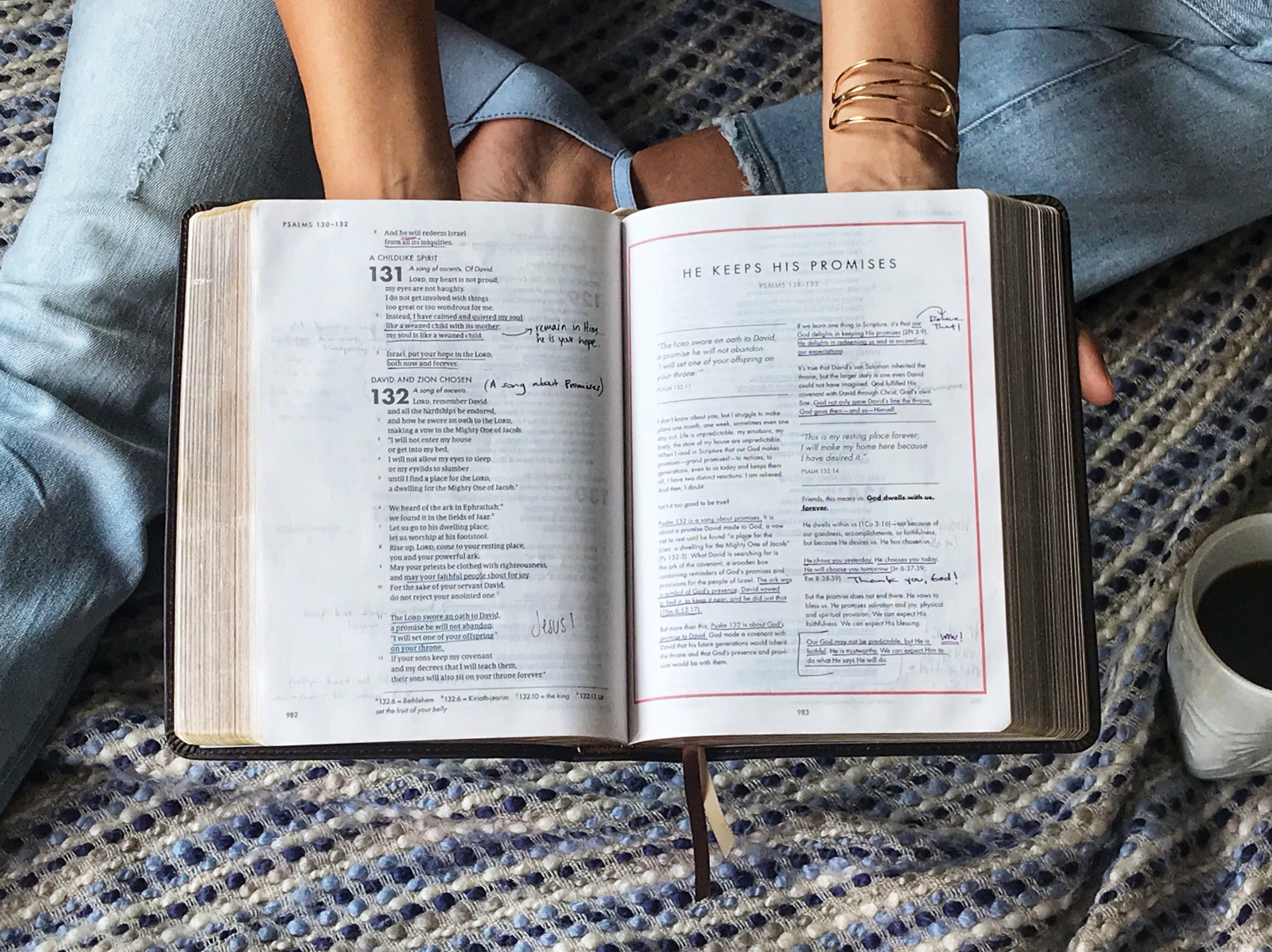 My She Reads Truth Bible! This bible is Packed with great study notes, reading guides, devotionals, maps, timelines, a topical index and more! 😍