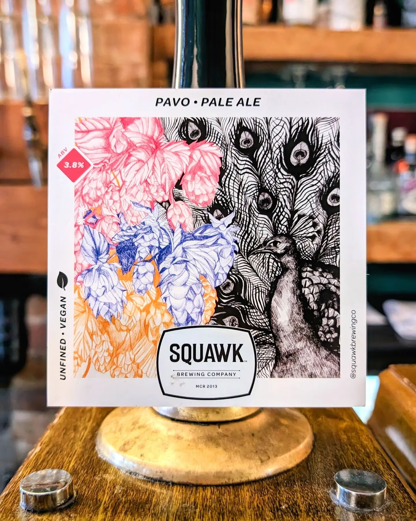 We got our mitts on another Squawk beer. PAVO is back. 
#paleale