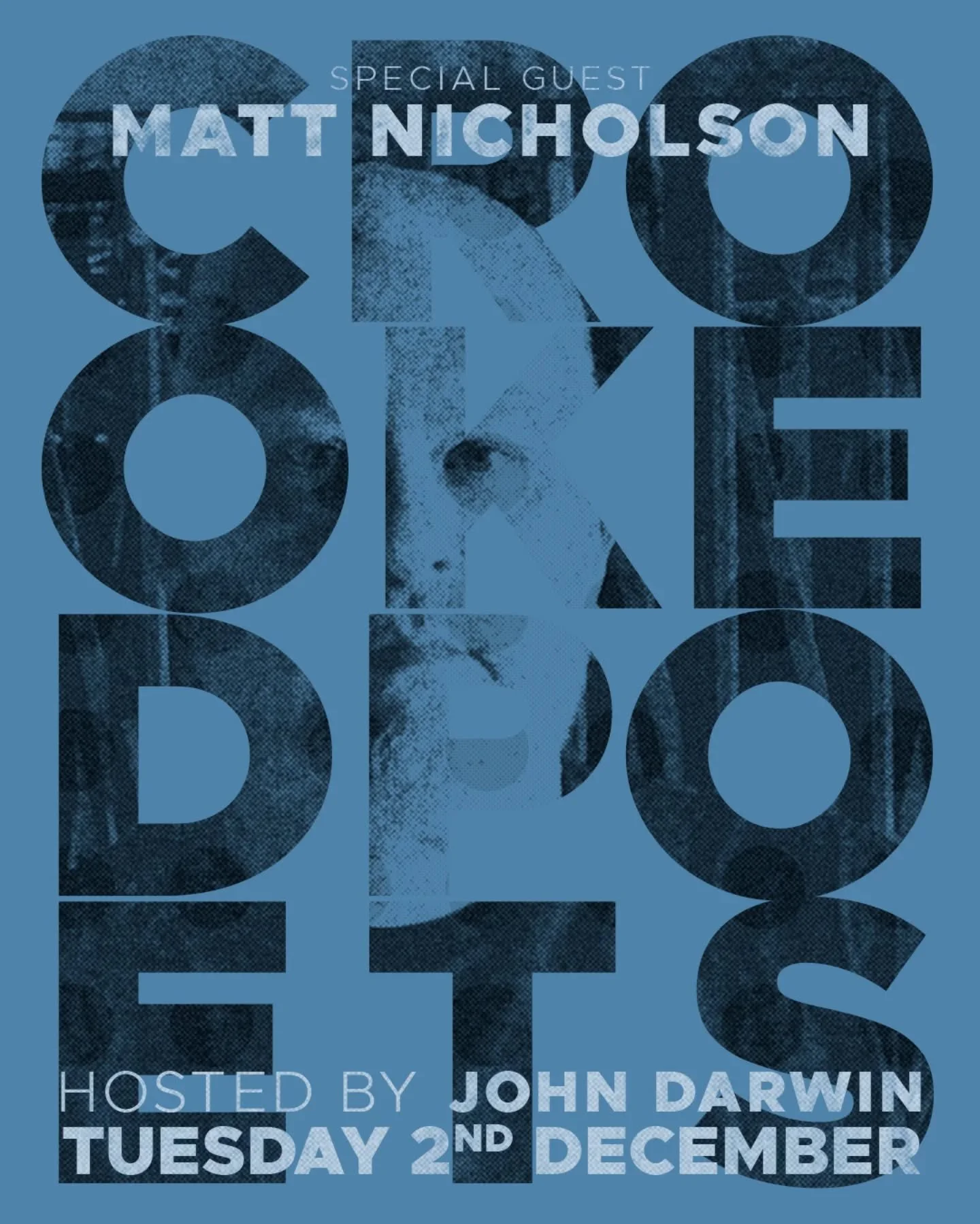 Crooked Poets, ft. @mattnicholsonpoet

Starts at 8pm, come early to secure your seat. See you then.

#poetsociety #prestwichvillage #crookedpoets