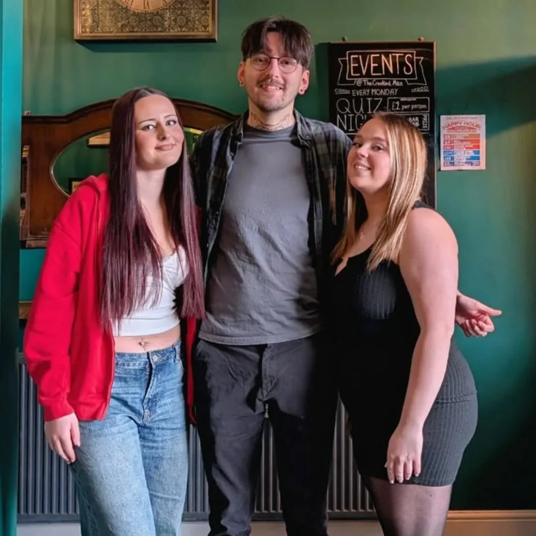 Back open today from 3pm after a power issue last night. Come and meet some nice peoples like these.