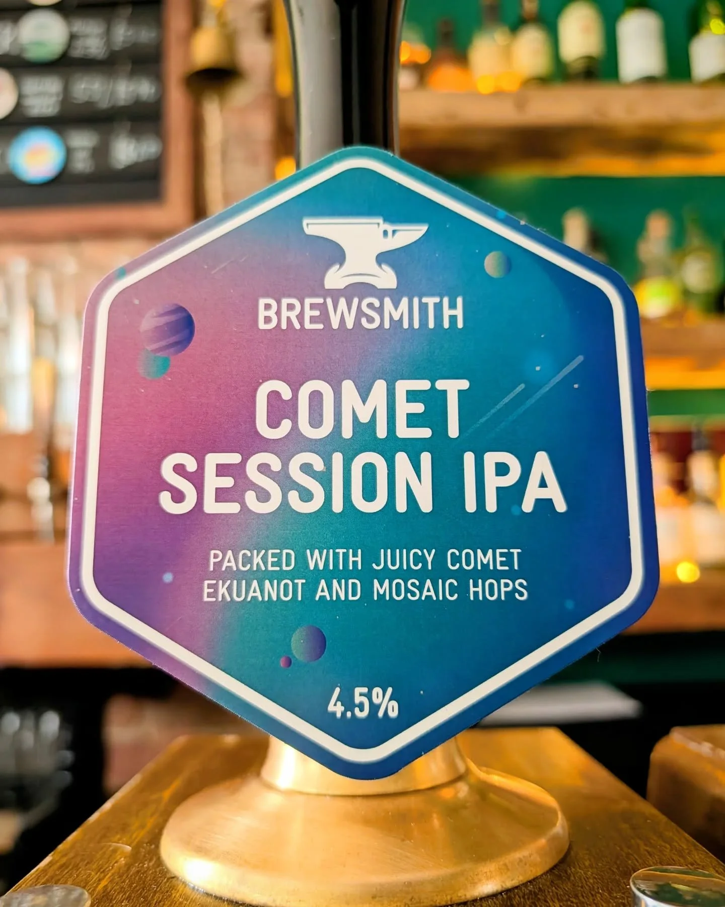 Replacing the Lyrical Lover, straight from the icy depths of space, Comet.

#brewsmith #sessionipa #paleale