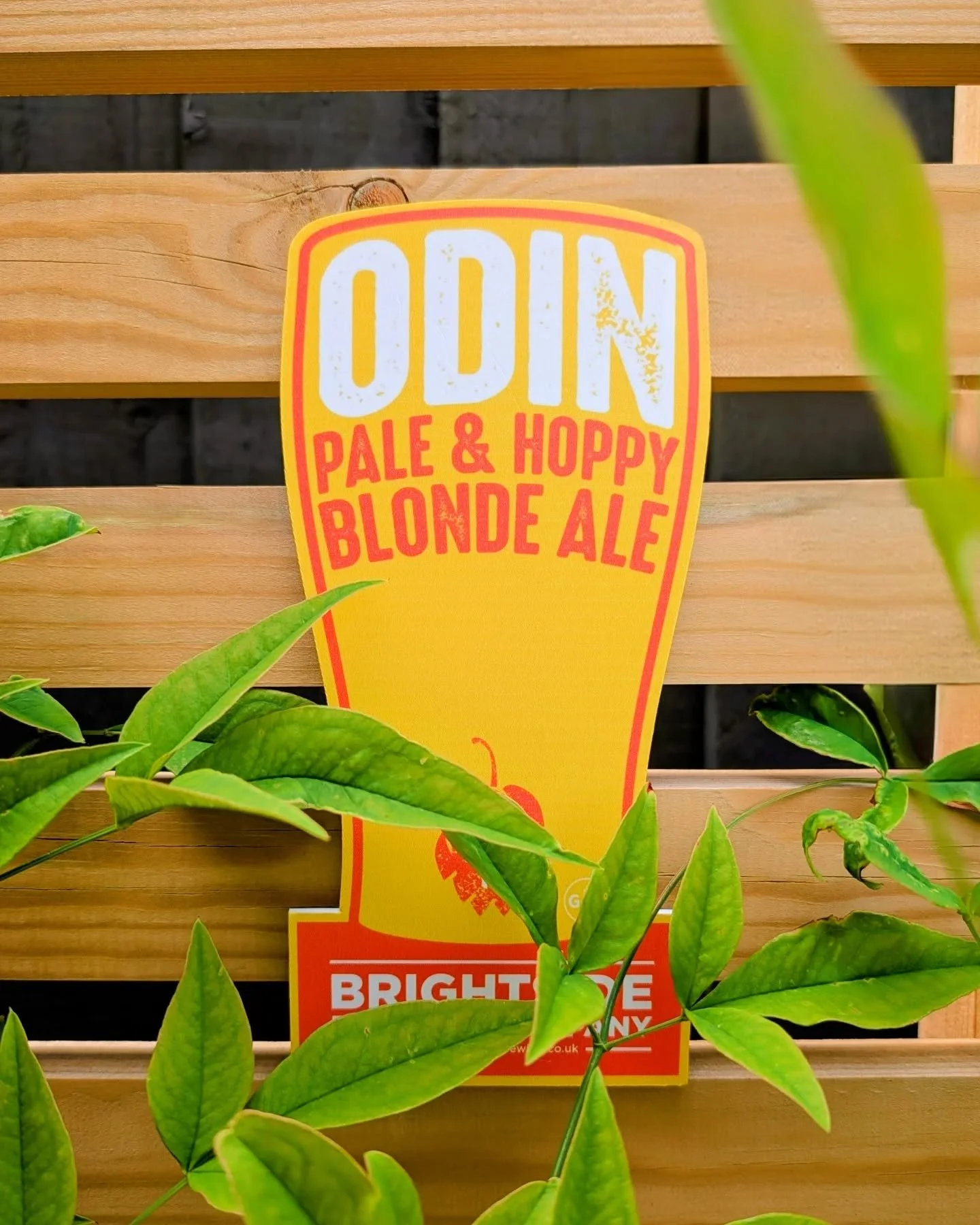 The grass is always greener? Well, we're on the bright side of the fence... Ahem, Odin blonde now on our hand pumps.
