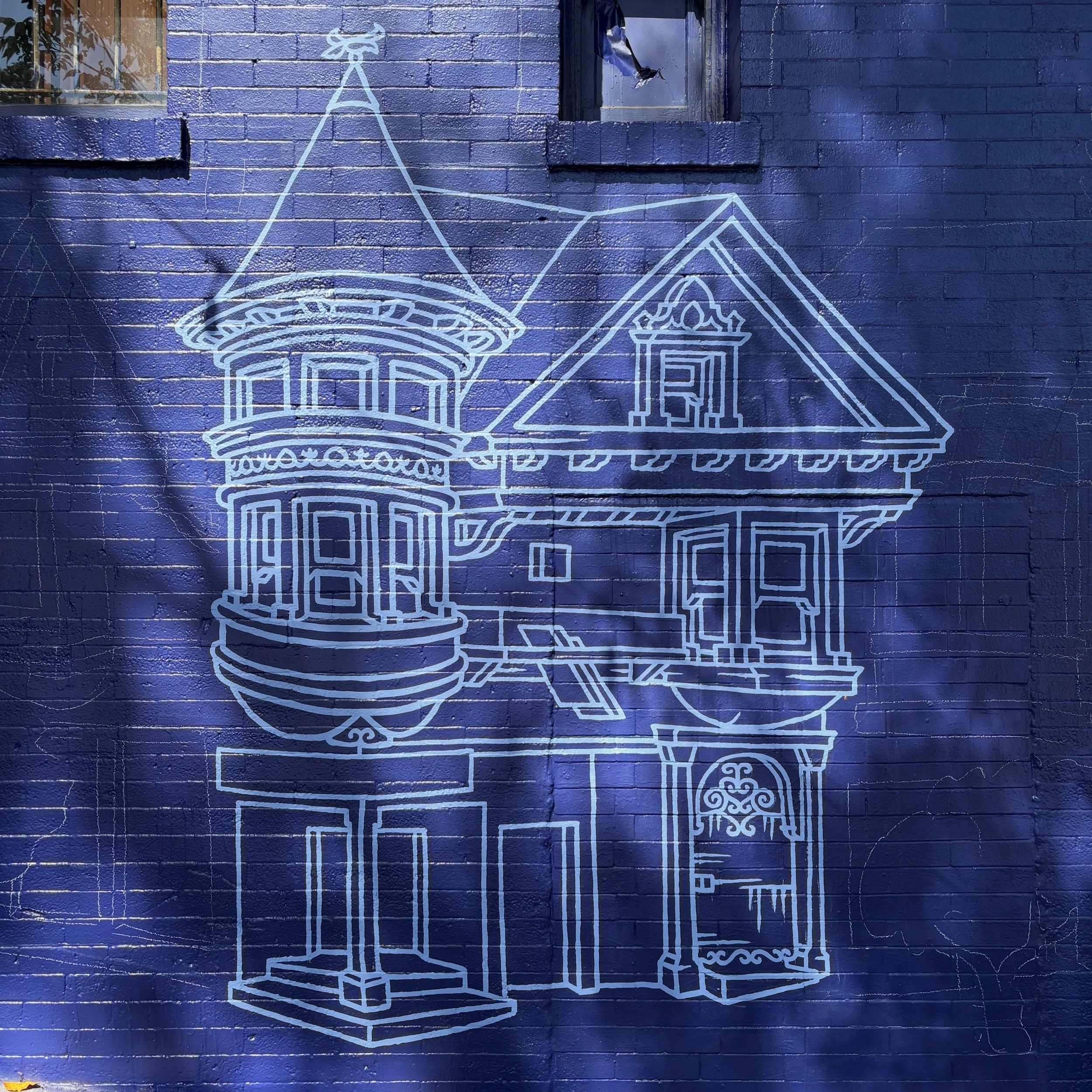 Paint on the wall!