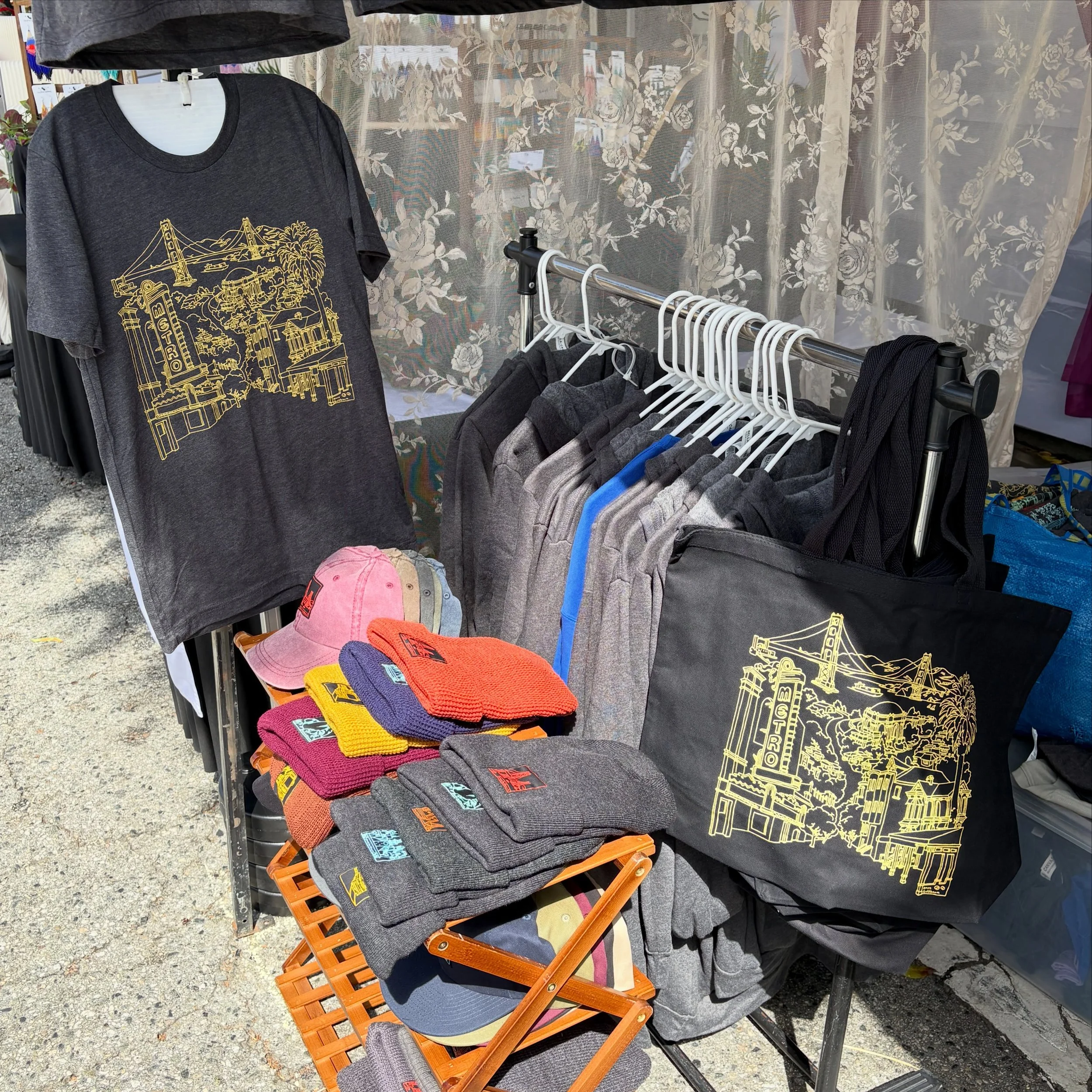 It&rsquo;s a beautiful day for the Union Street Festival! I&rsquo;ve got these limited edition Union Street shirts and totes available today and tomorrow! I&rsquo;m near the corner of Laguna